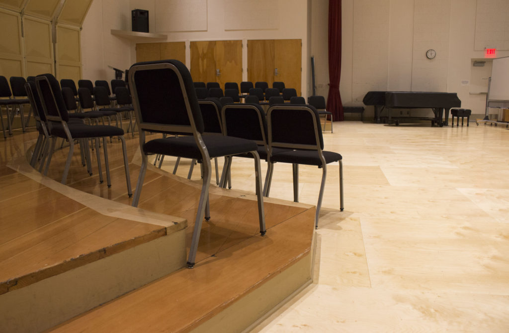 Uproar over shiny new floor