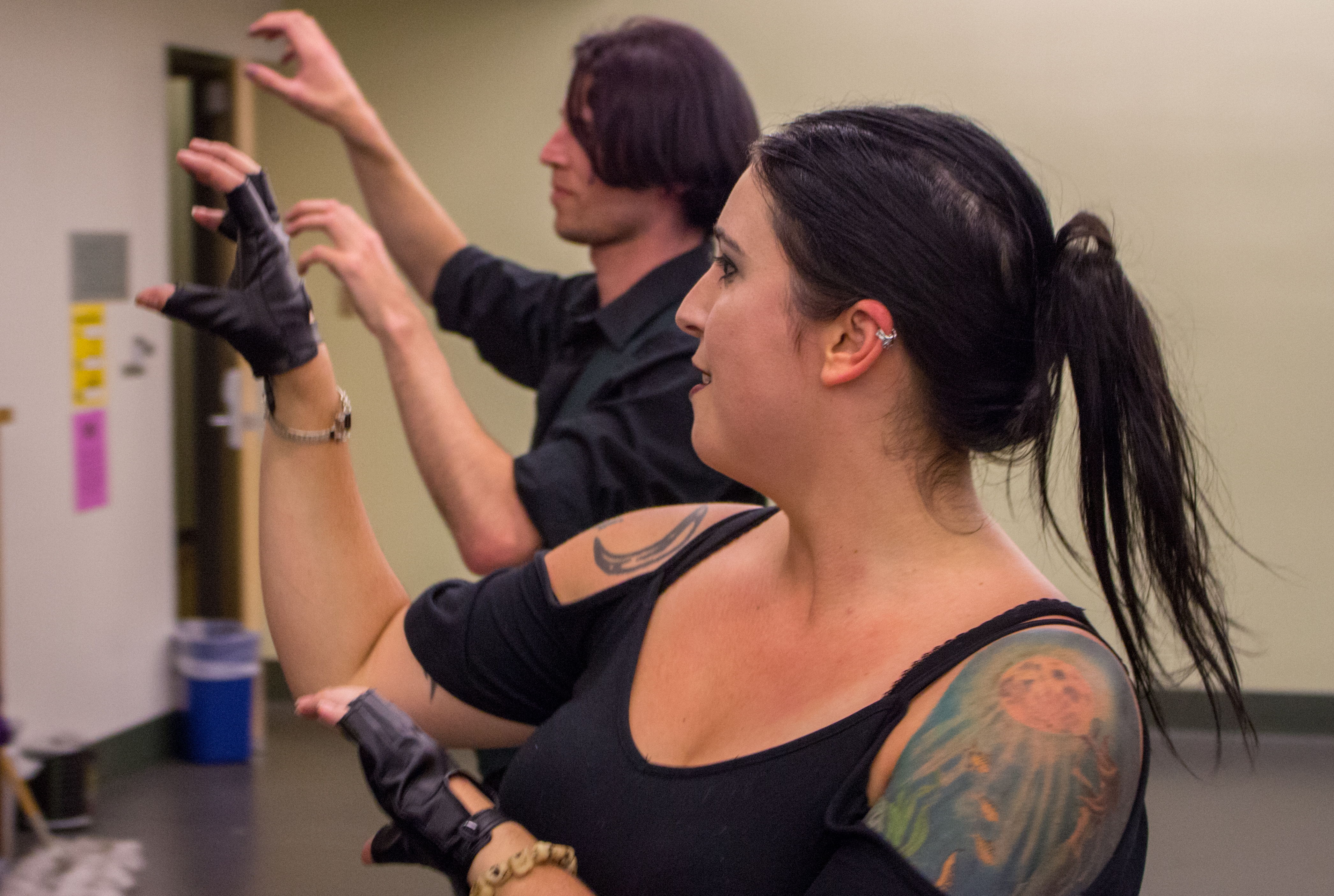 Thriller dance class