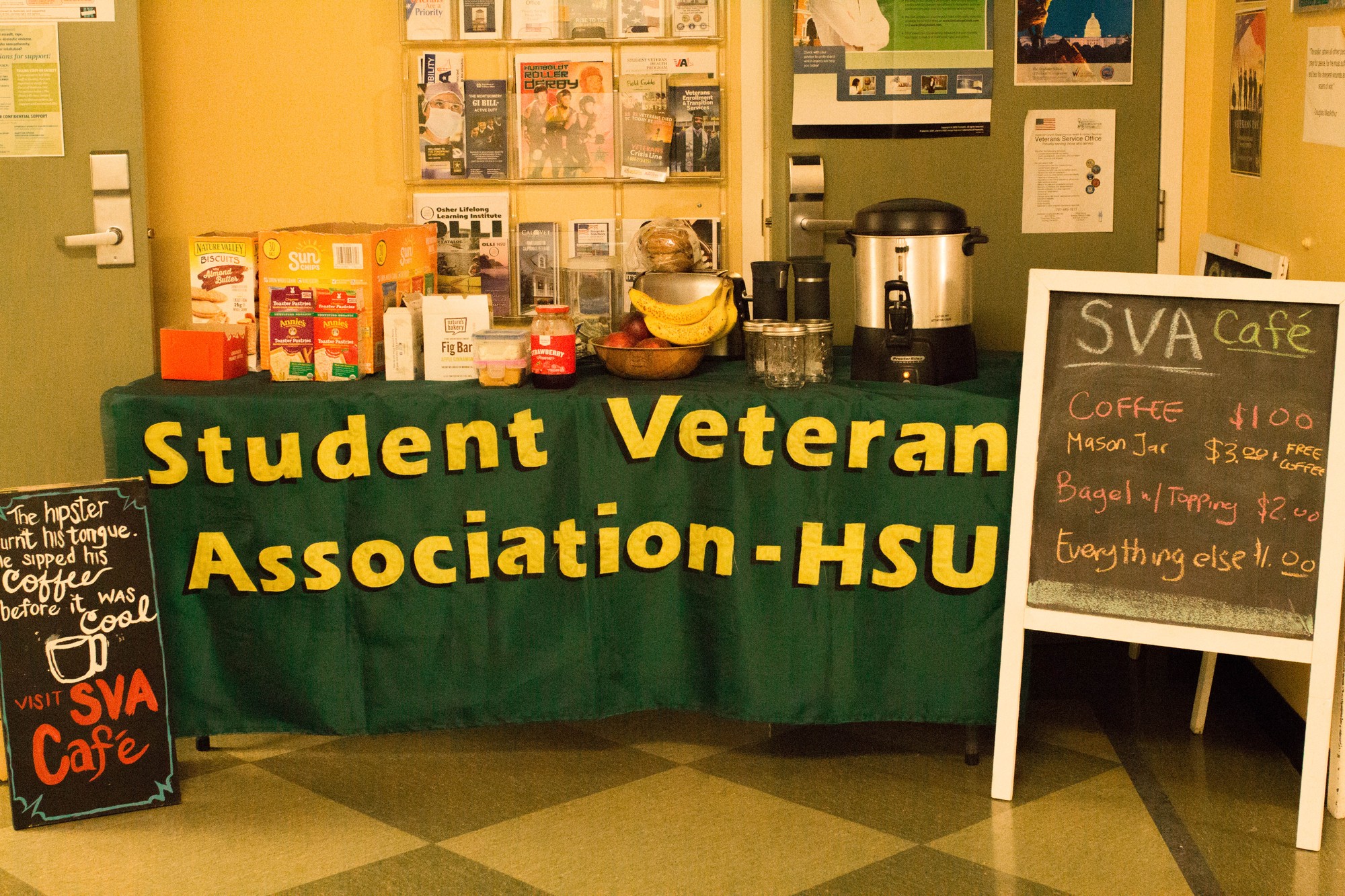 Student Veterans gains larger community space