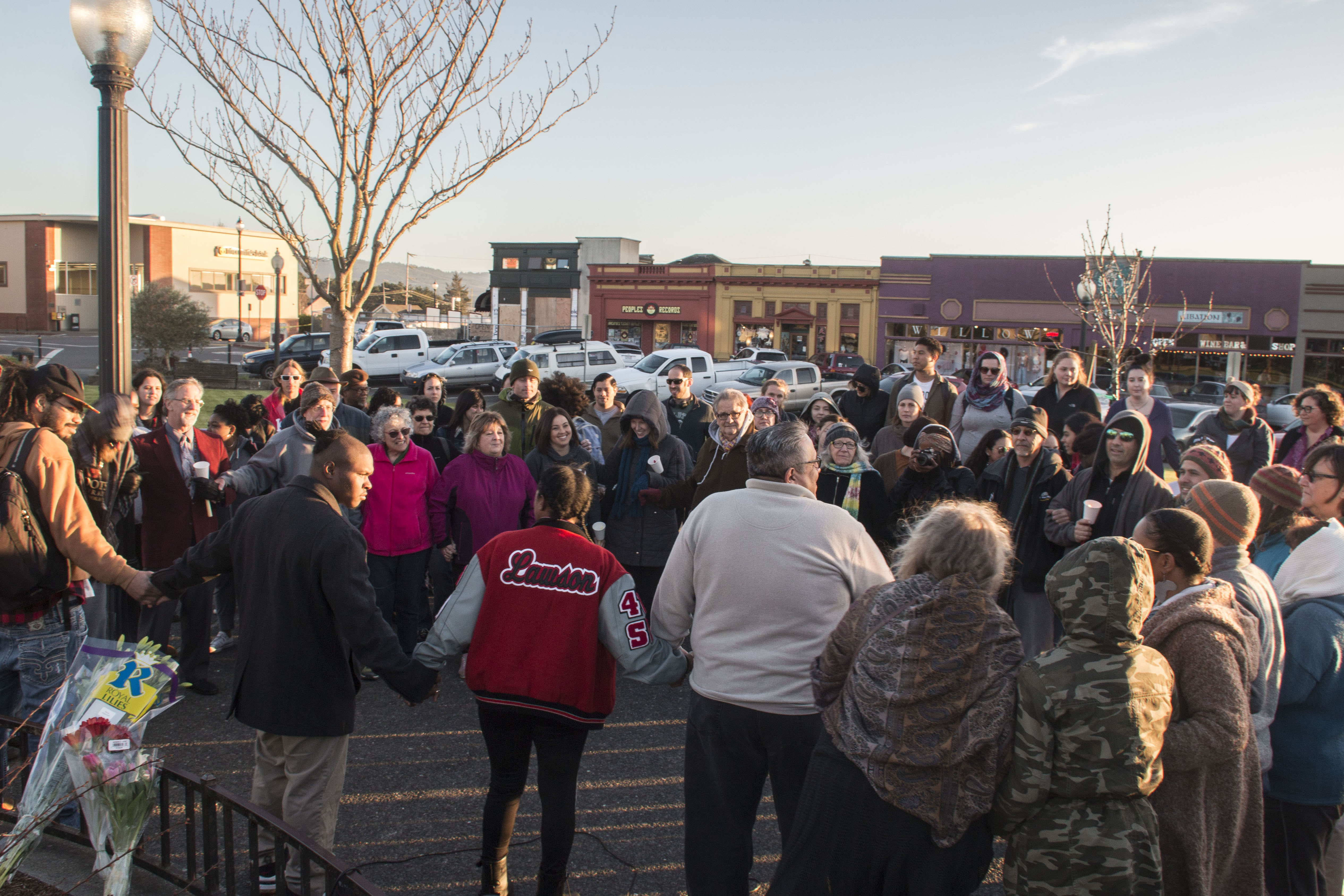 Community gathers for David Josiah Lawson vigil