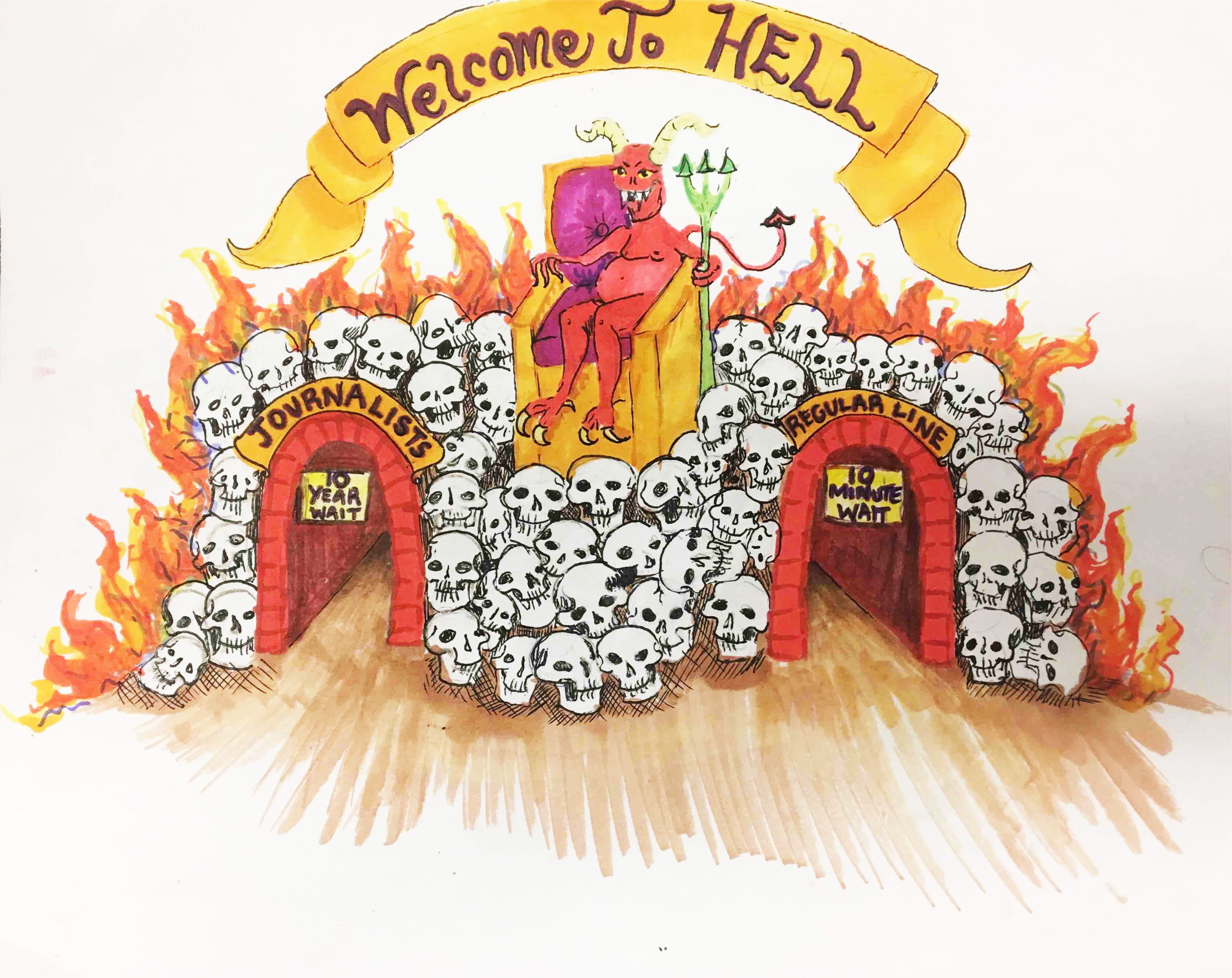 All journalists go to hell
