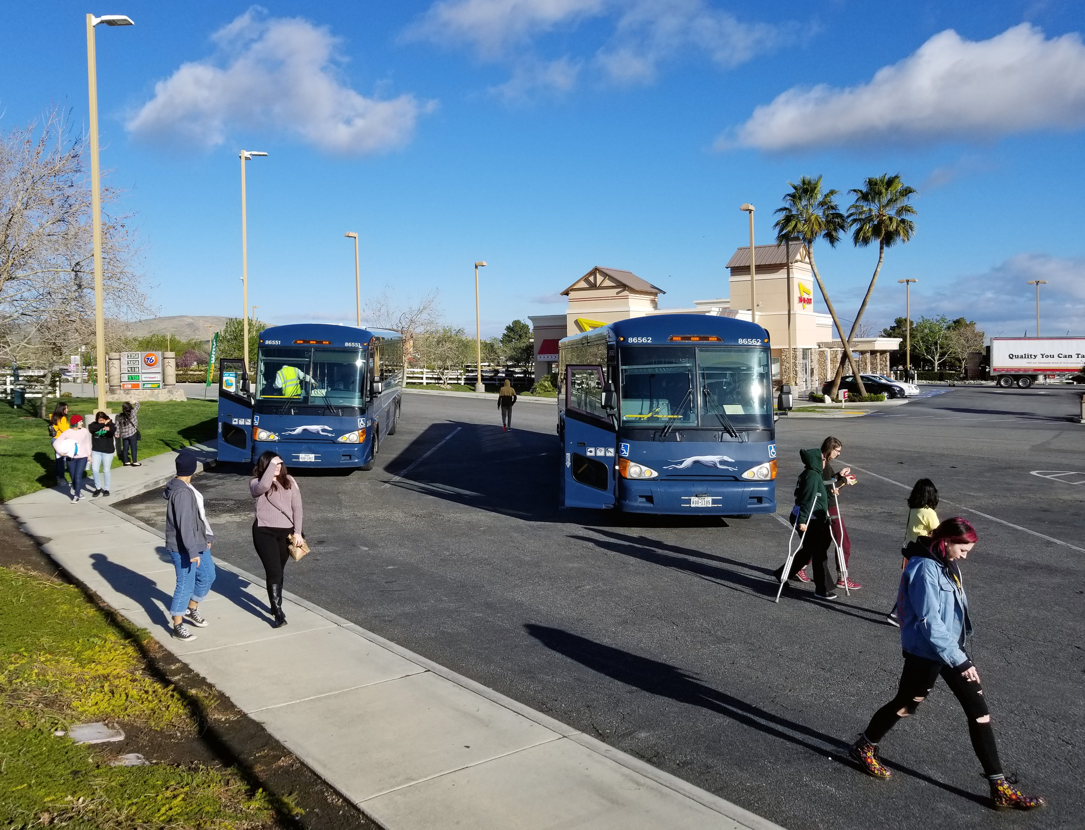 Students Bused Back to HSU Met with Mixed Messages