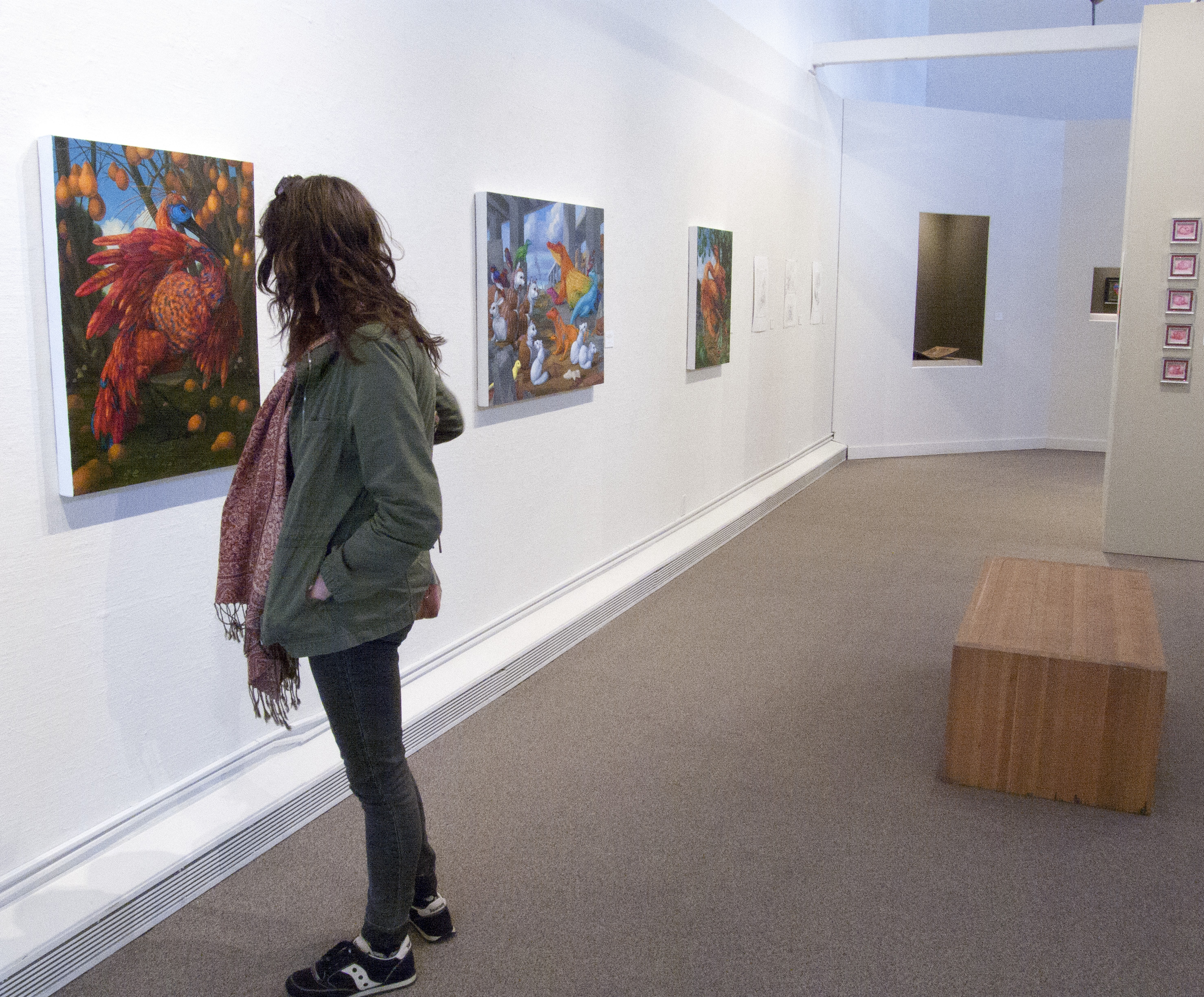 HSU shows works of killer bunnies and neon crocodiles