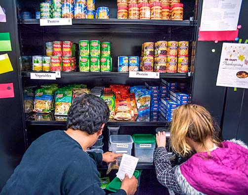 Students help each other with J Points