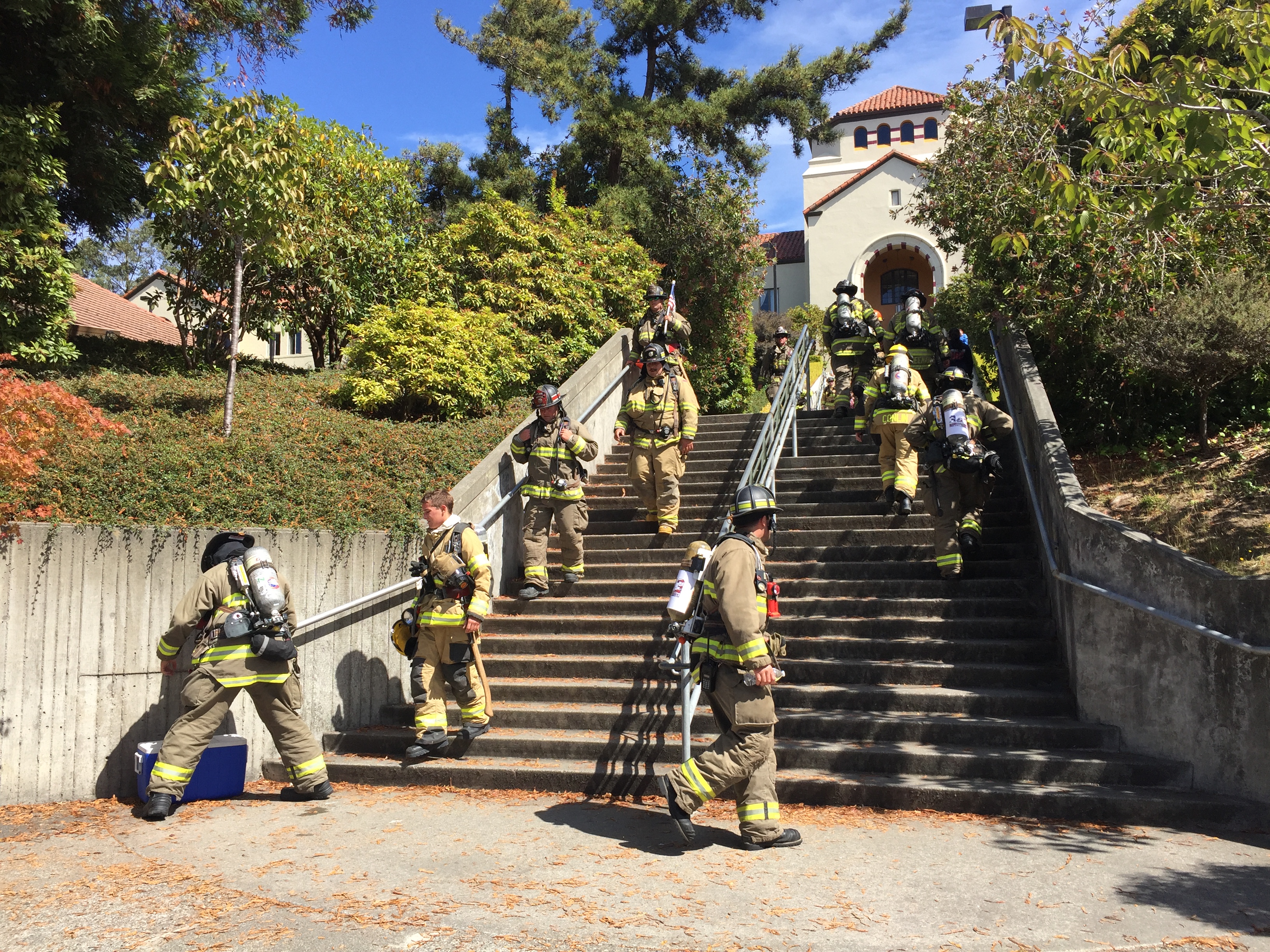 110 flights of stairs