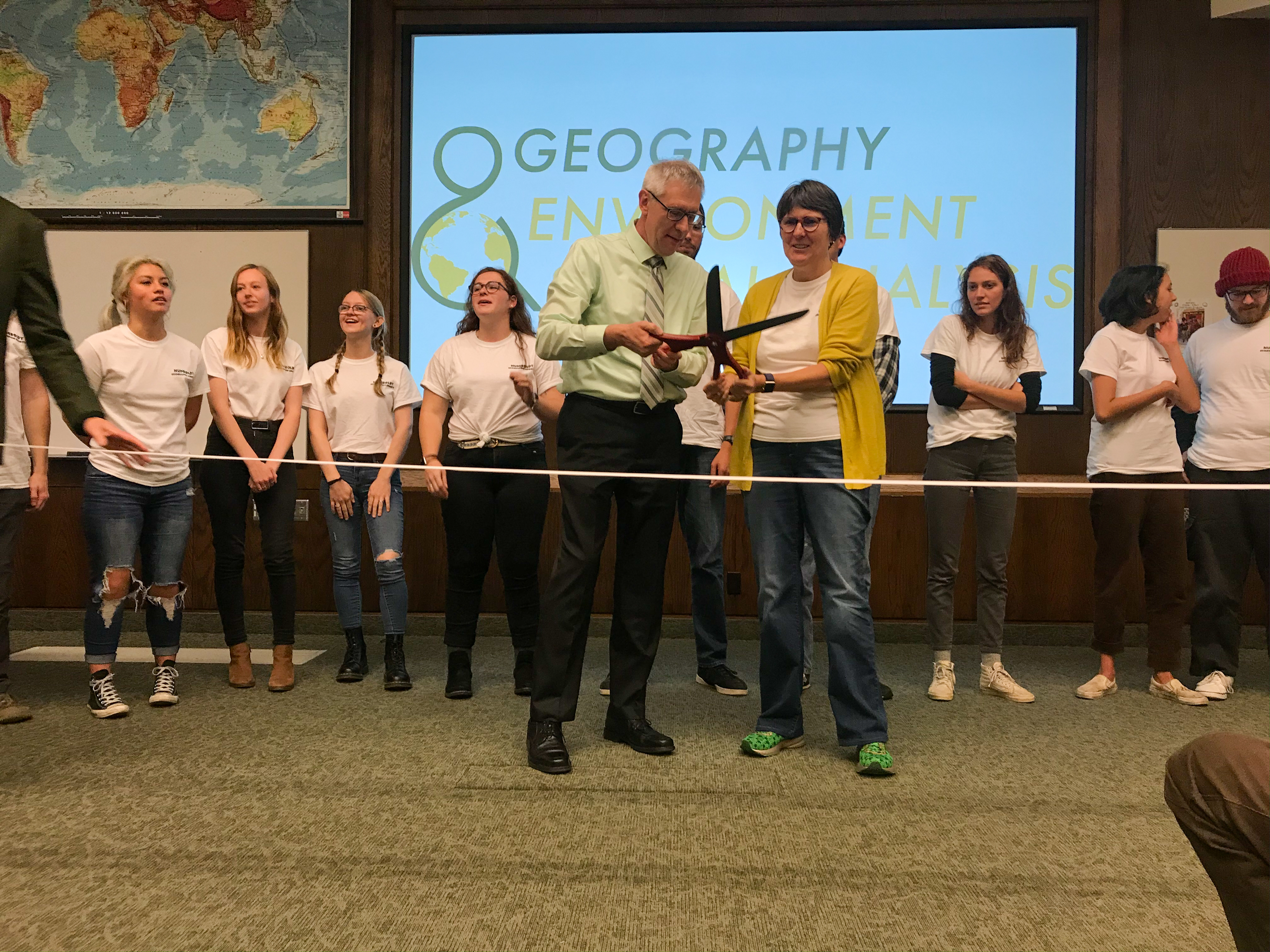 Geography Department Celebrates Name Change