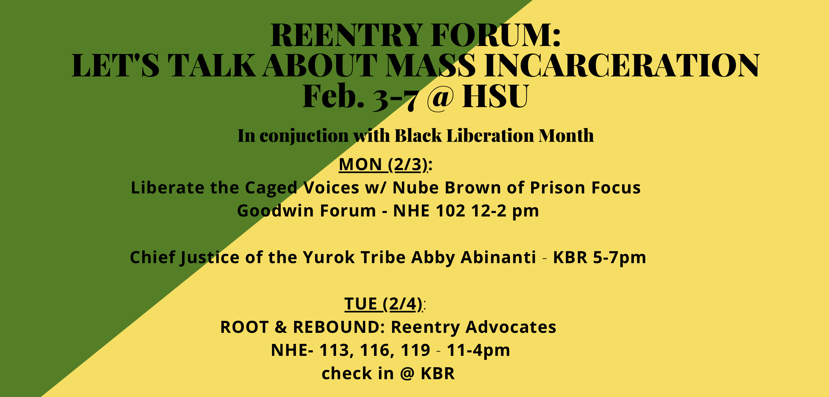 Press Release: Let’s Talk About Mass Incarceration