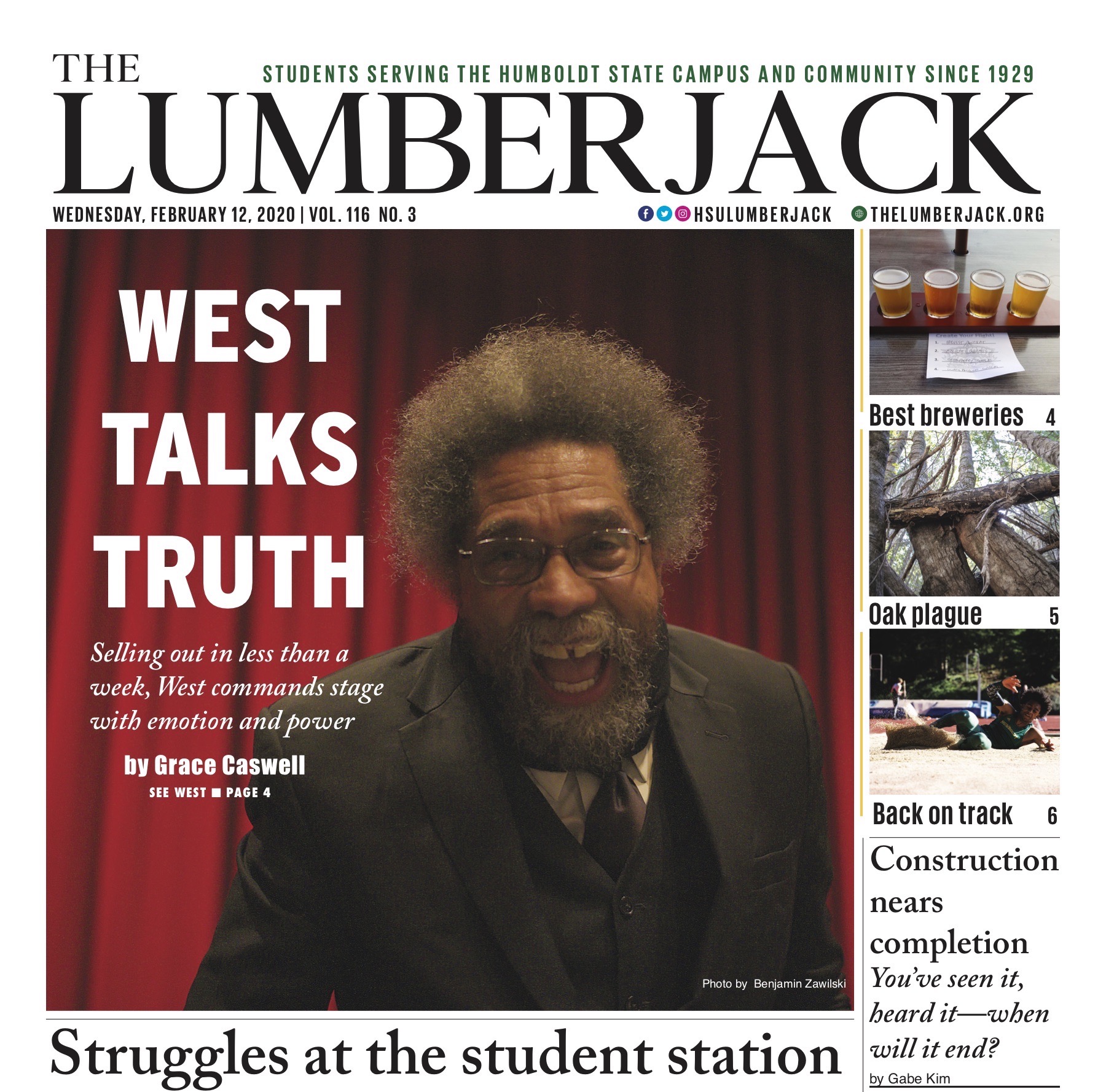 The Lumberjack in Print: Feb. 12, 2020