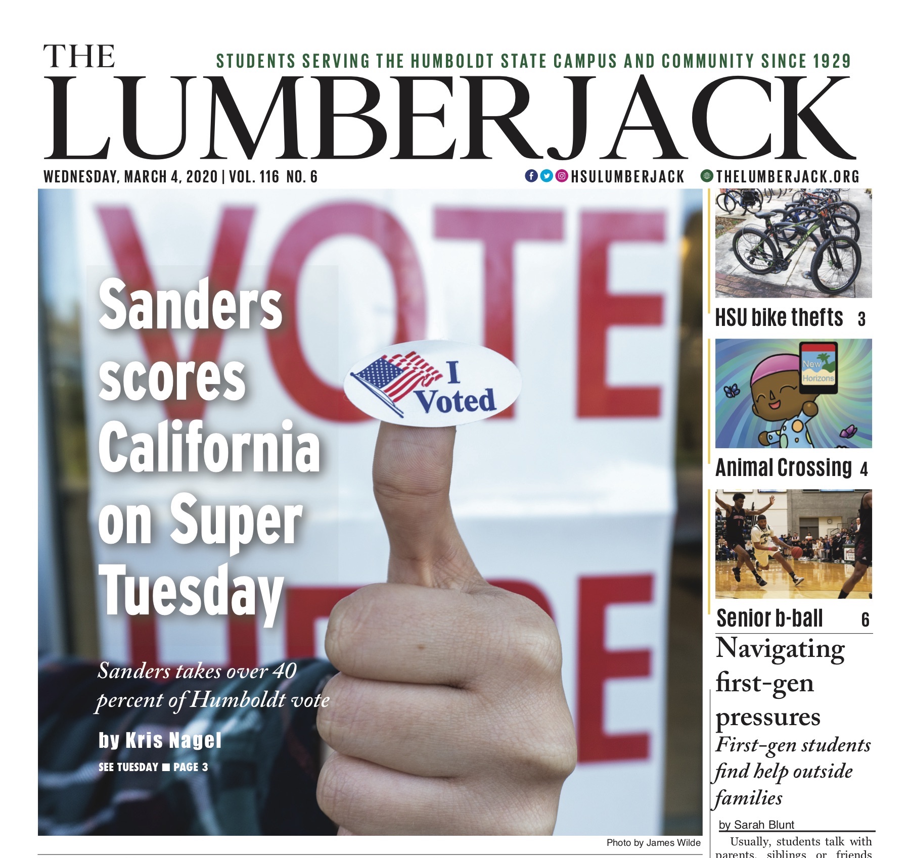 The Lumberjack in Print: March 4, 2020