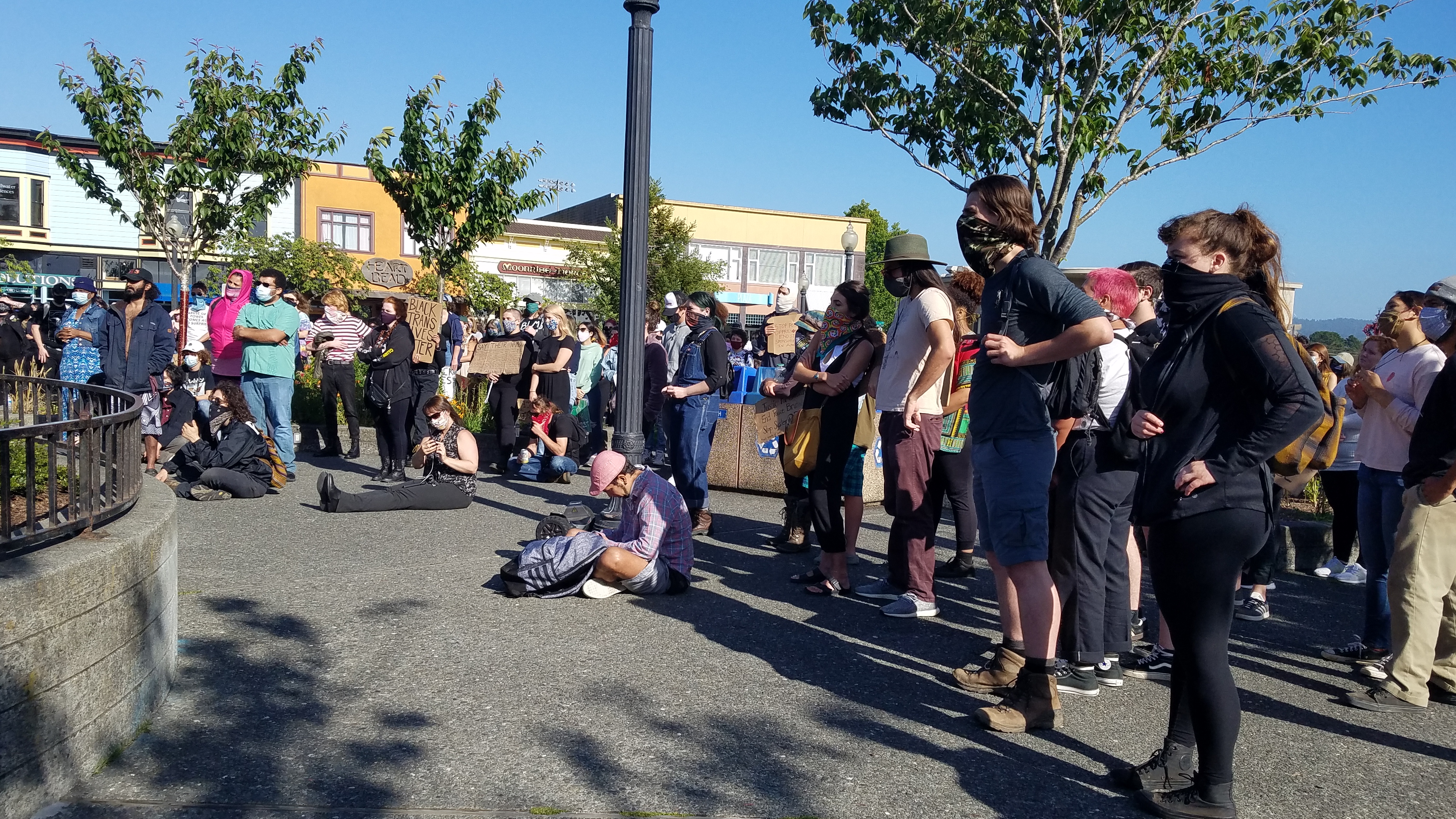 Protests Occur in Arcata After George Floyd’s Murder