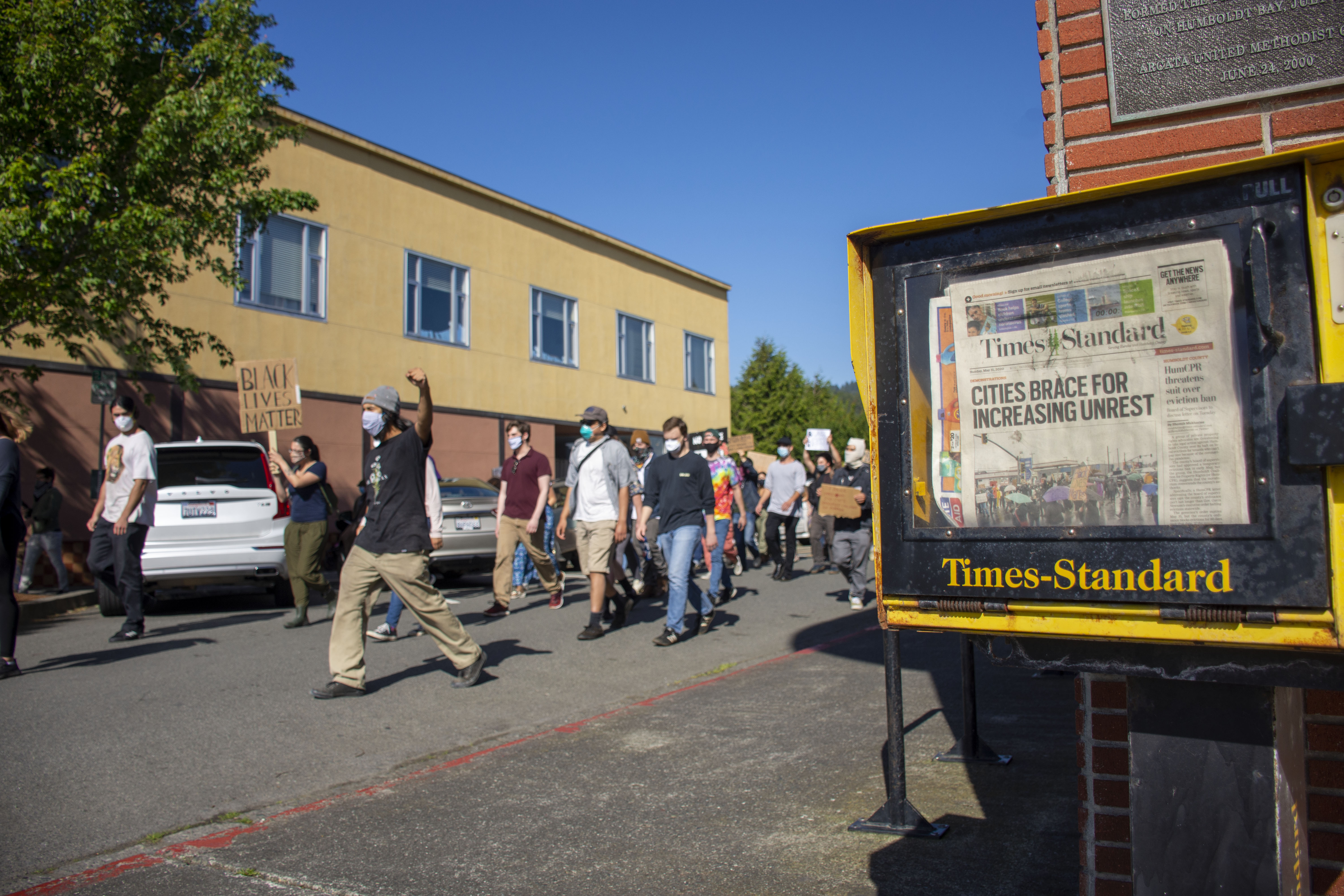 Protestors Make Themselves Heard in Arcata