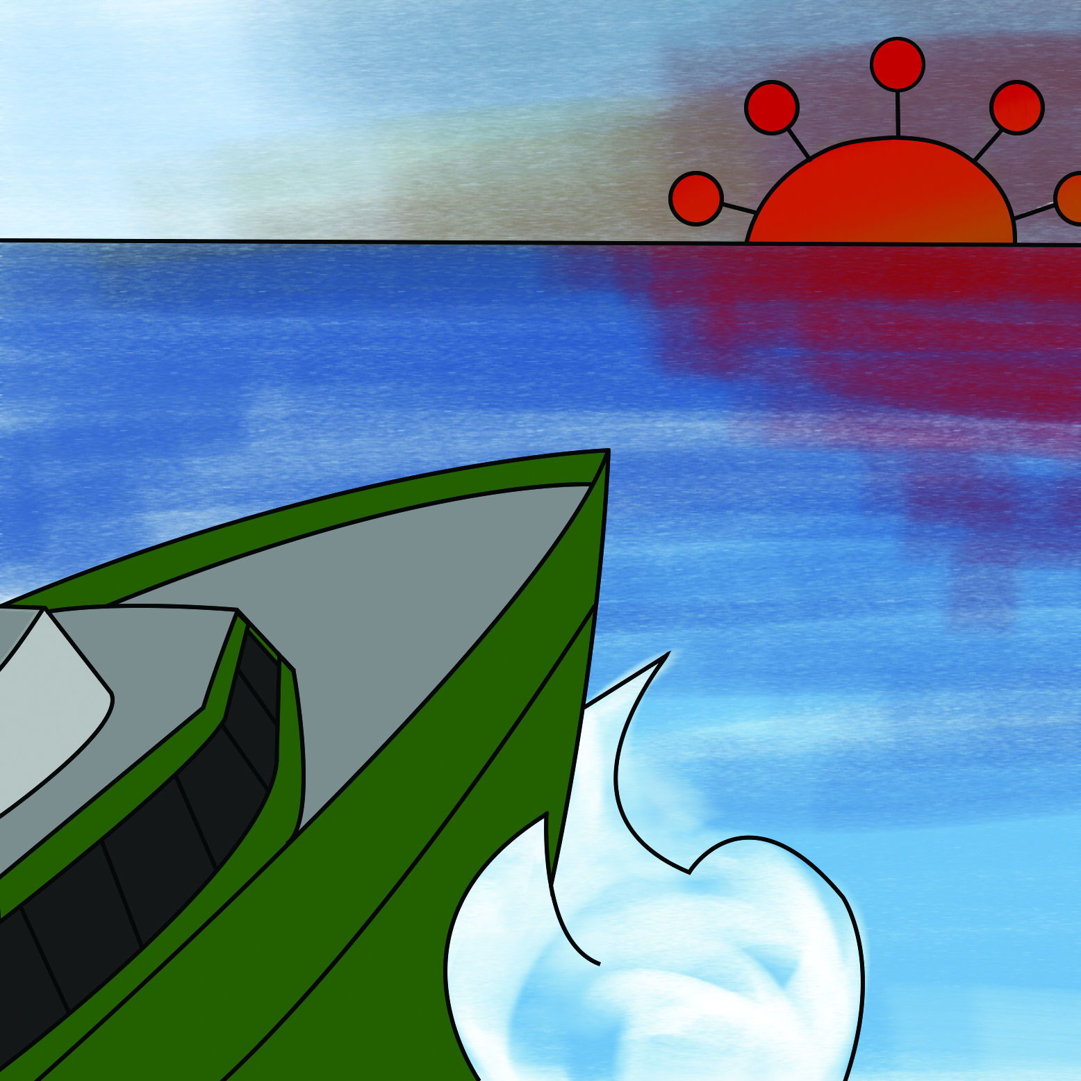 All aboard the plague ship