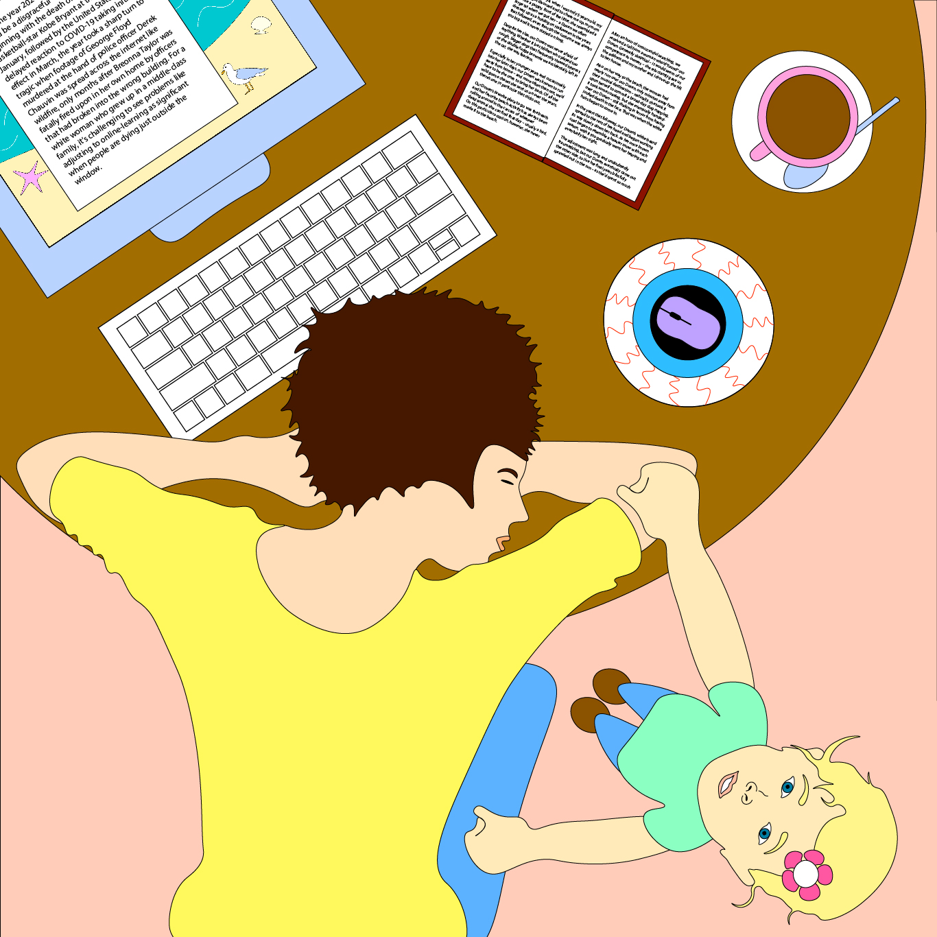 COVID-19 hits student parents with a hurricane of obligation