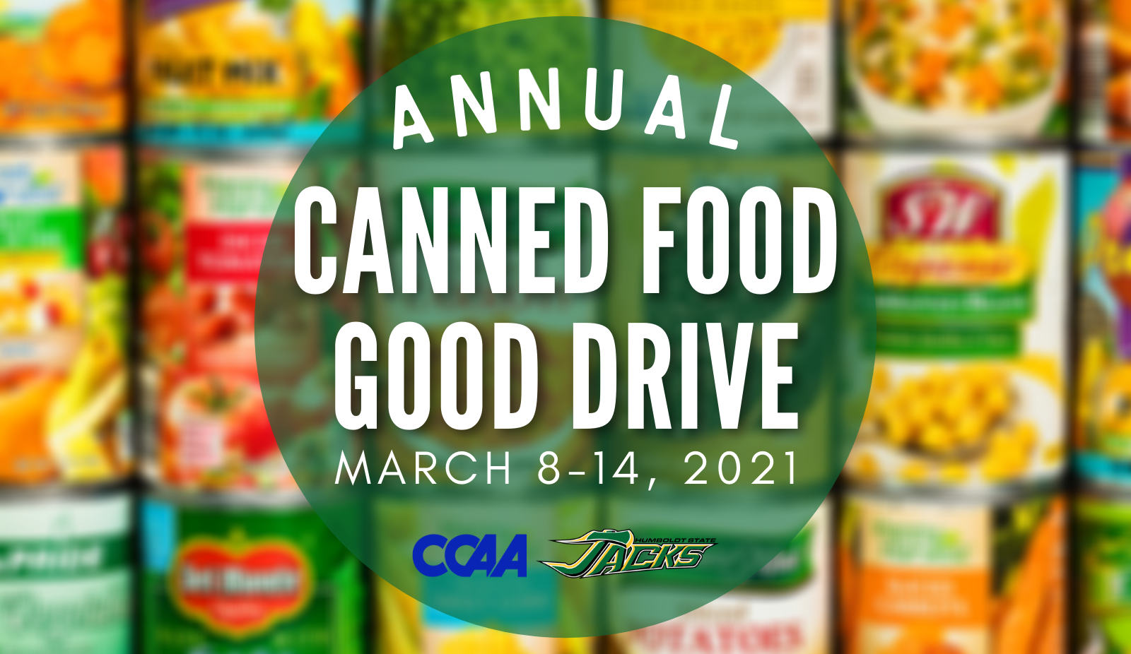 Athletics annual canned food drive