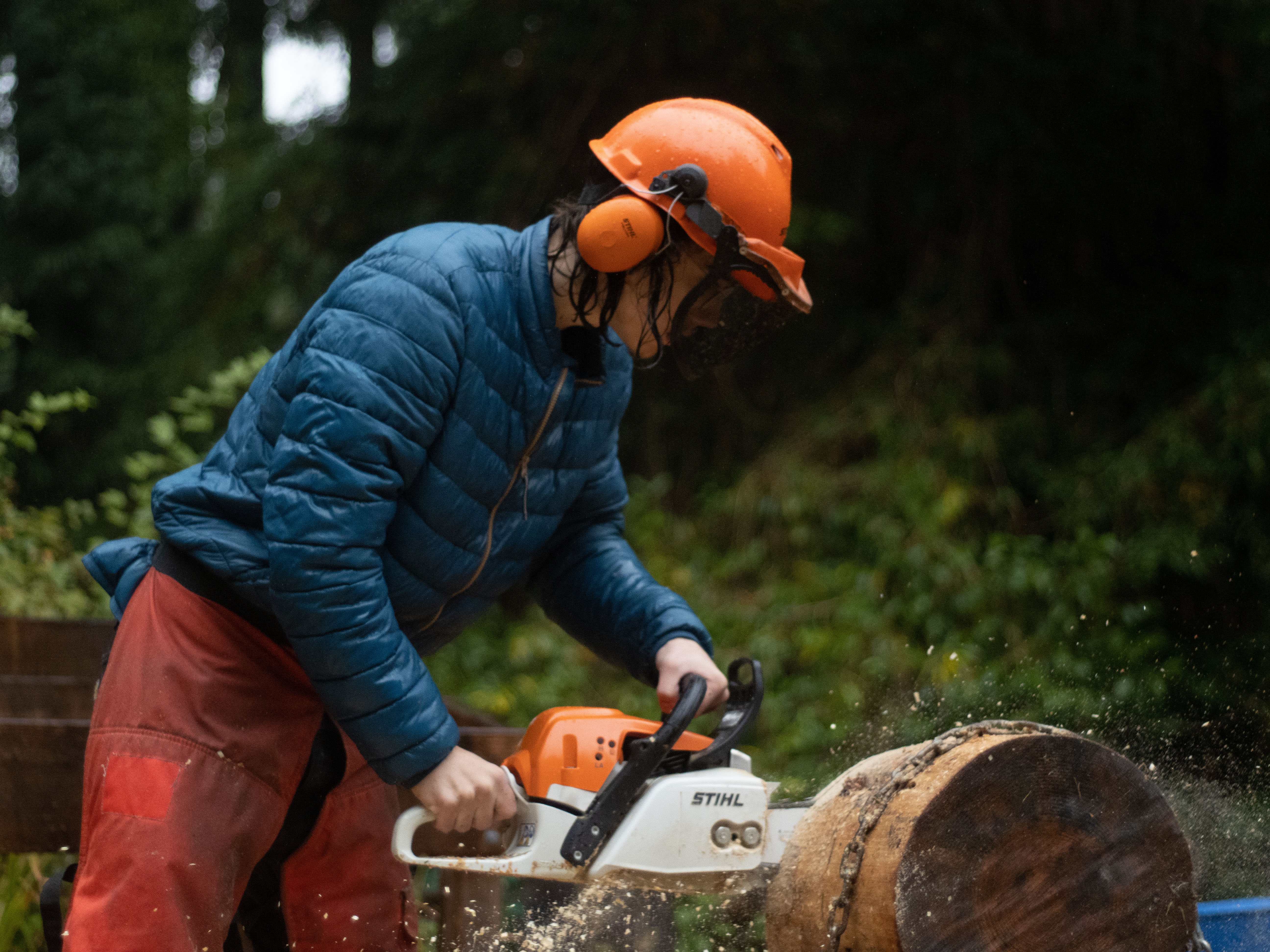 See what they saw: HSU timbersports team in action