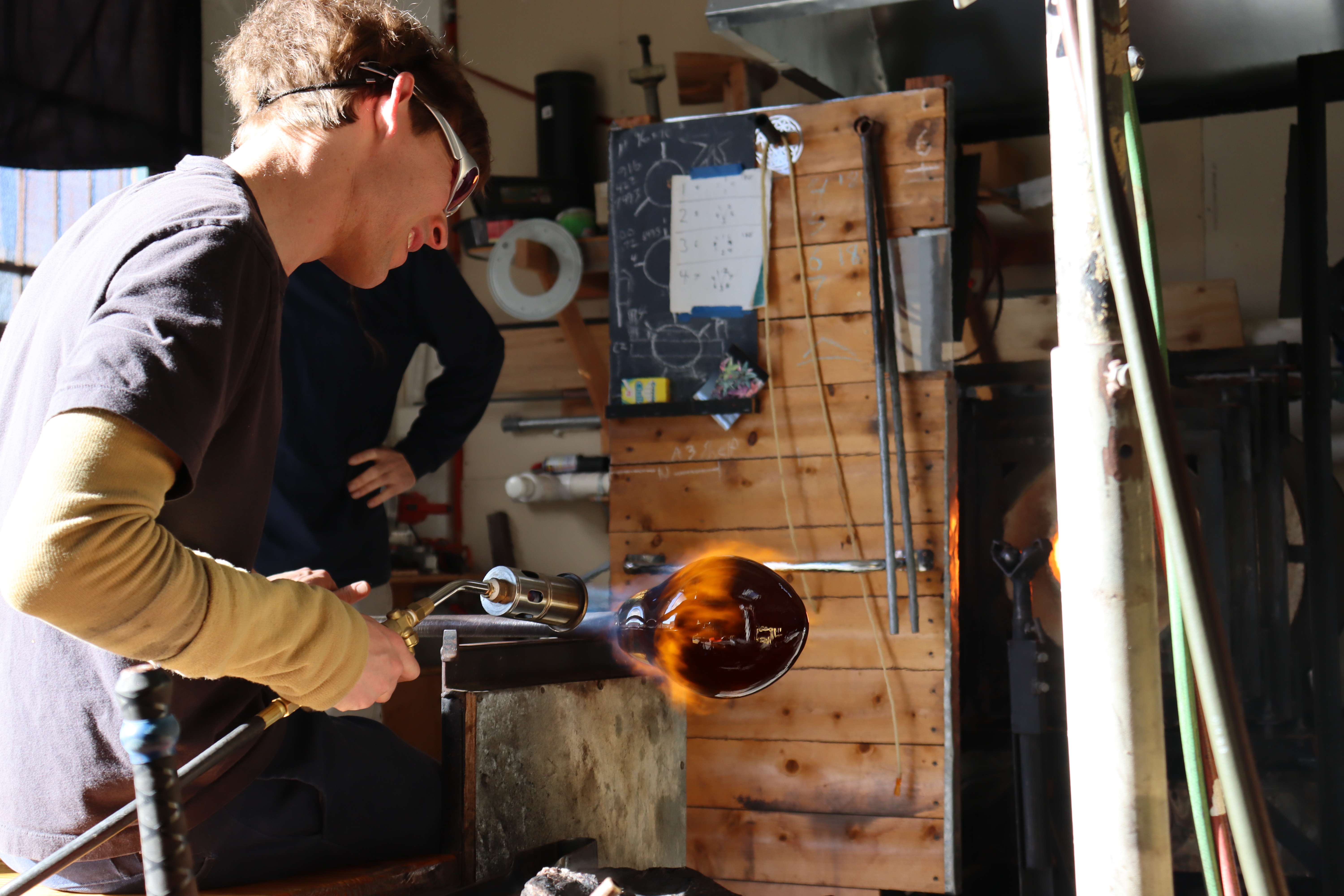 Glass art with John Gibbons