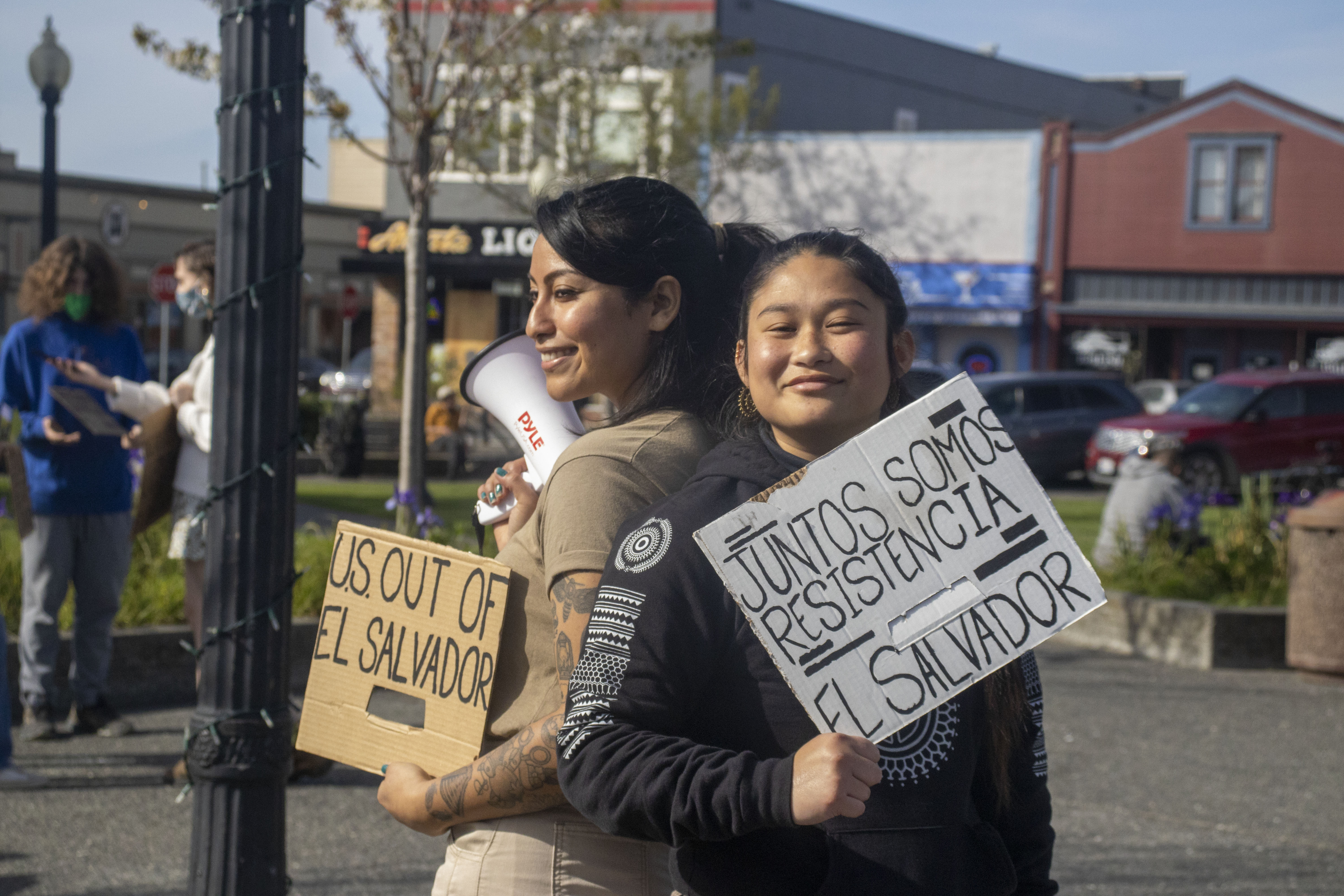 Students show out in solidarity for El Salvador