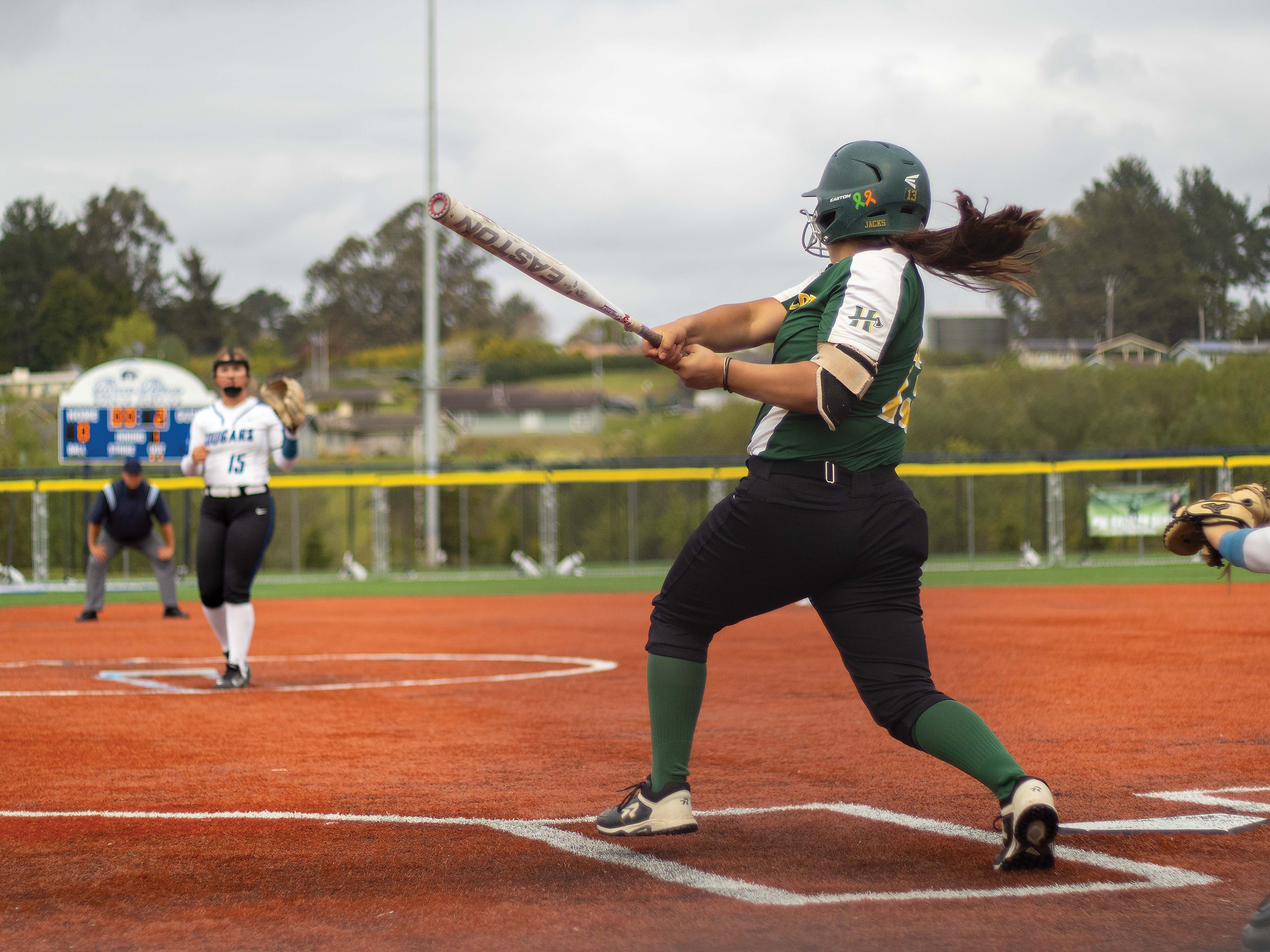 Cal Poly Humboldt plays its last softball game of the series￼