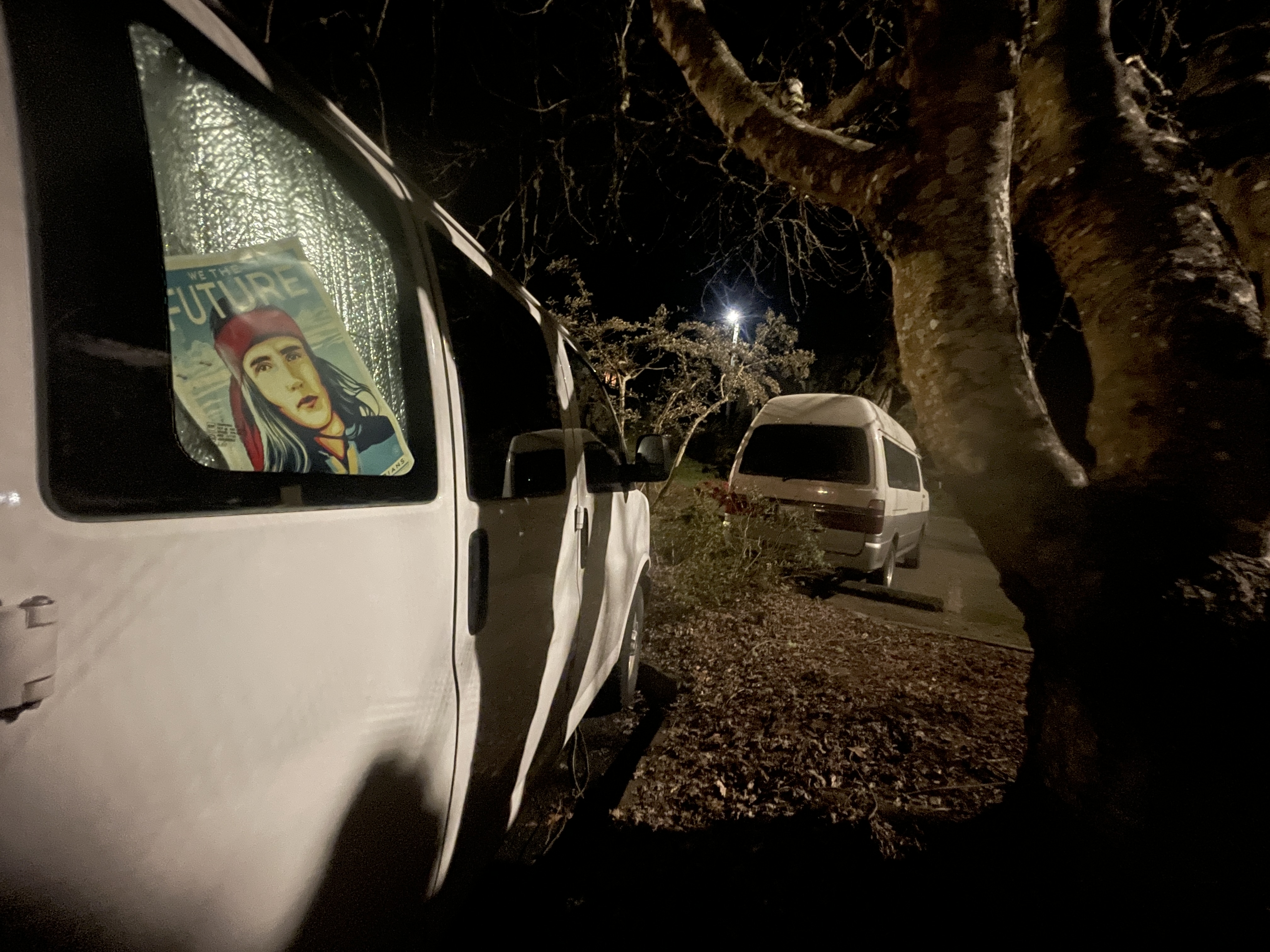 Van life on campus is not for the weak