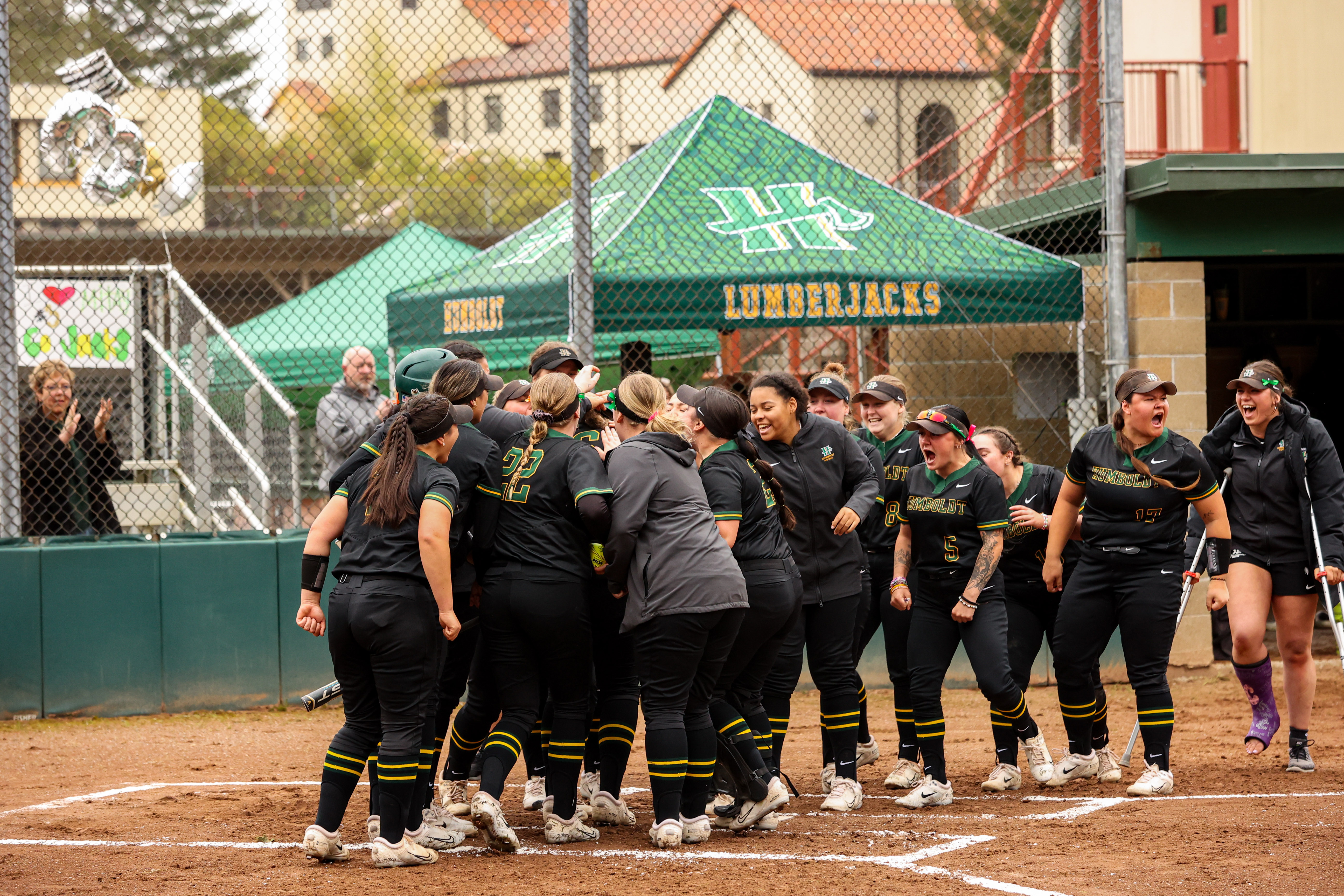 Humboldt softball finishes season with home win
