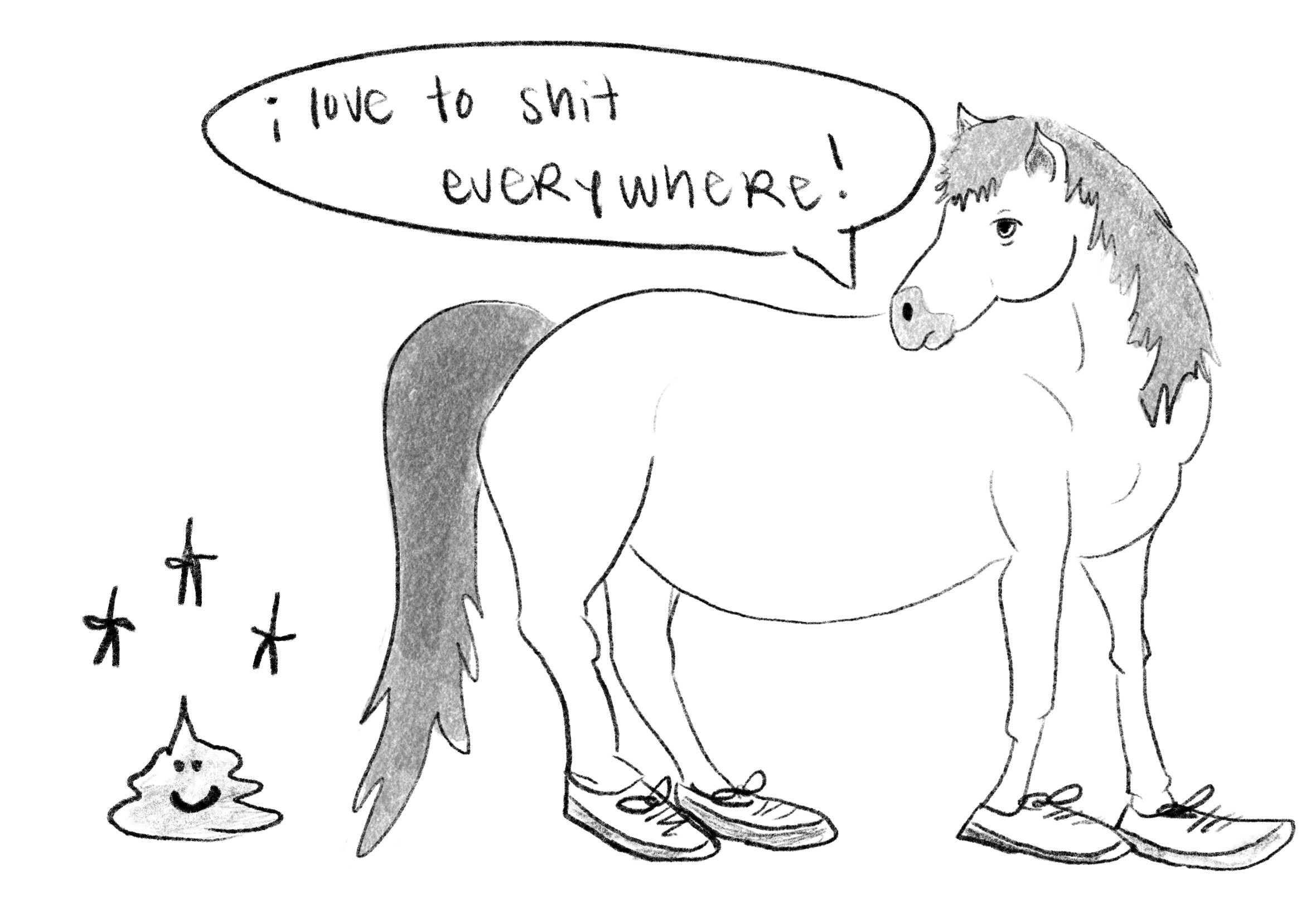 For the love of God, clean up after your horse