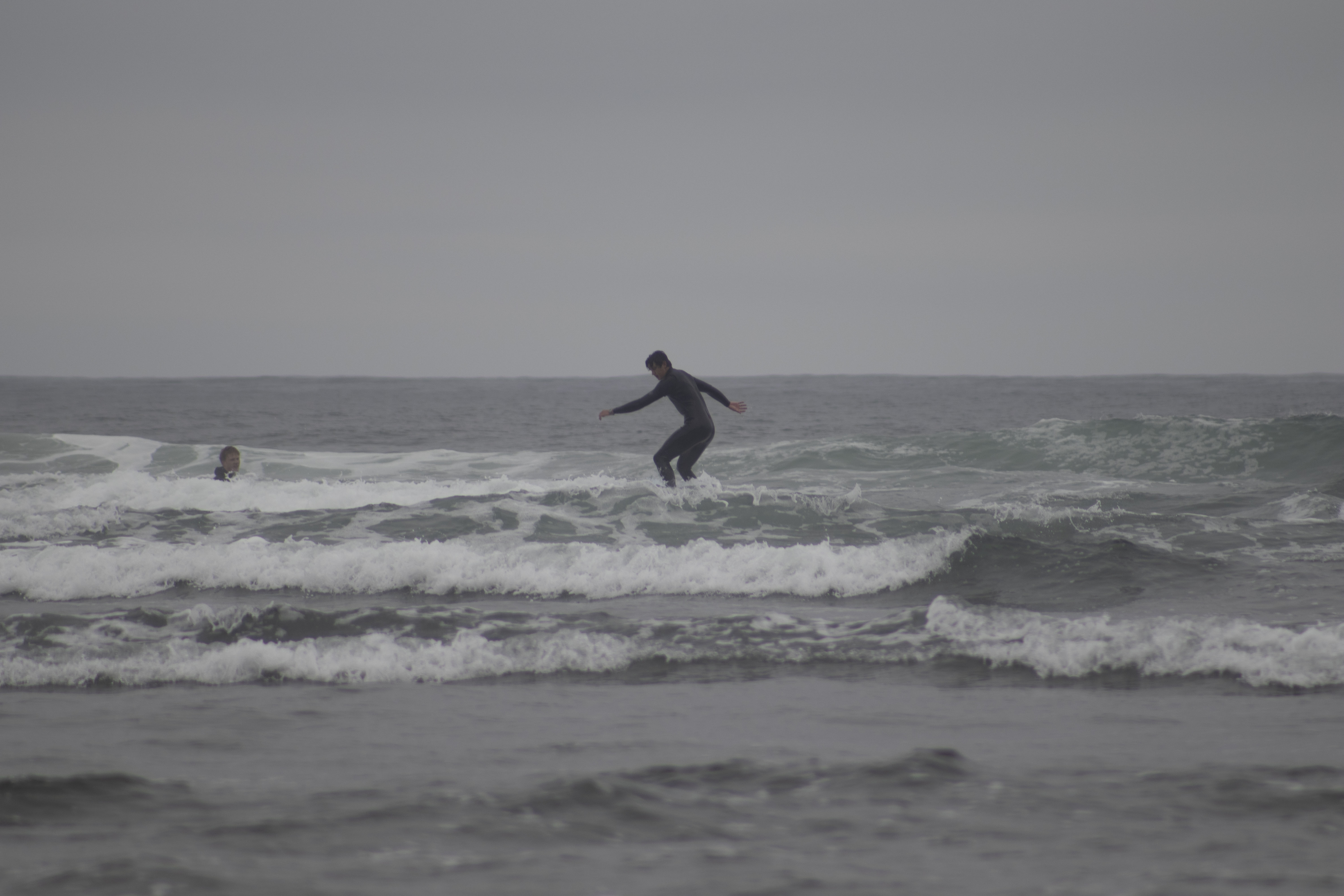 Cal Poly Humboldt students ride the waves