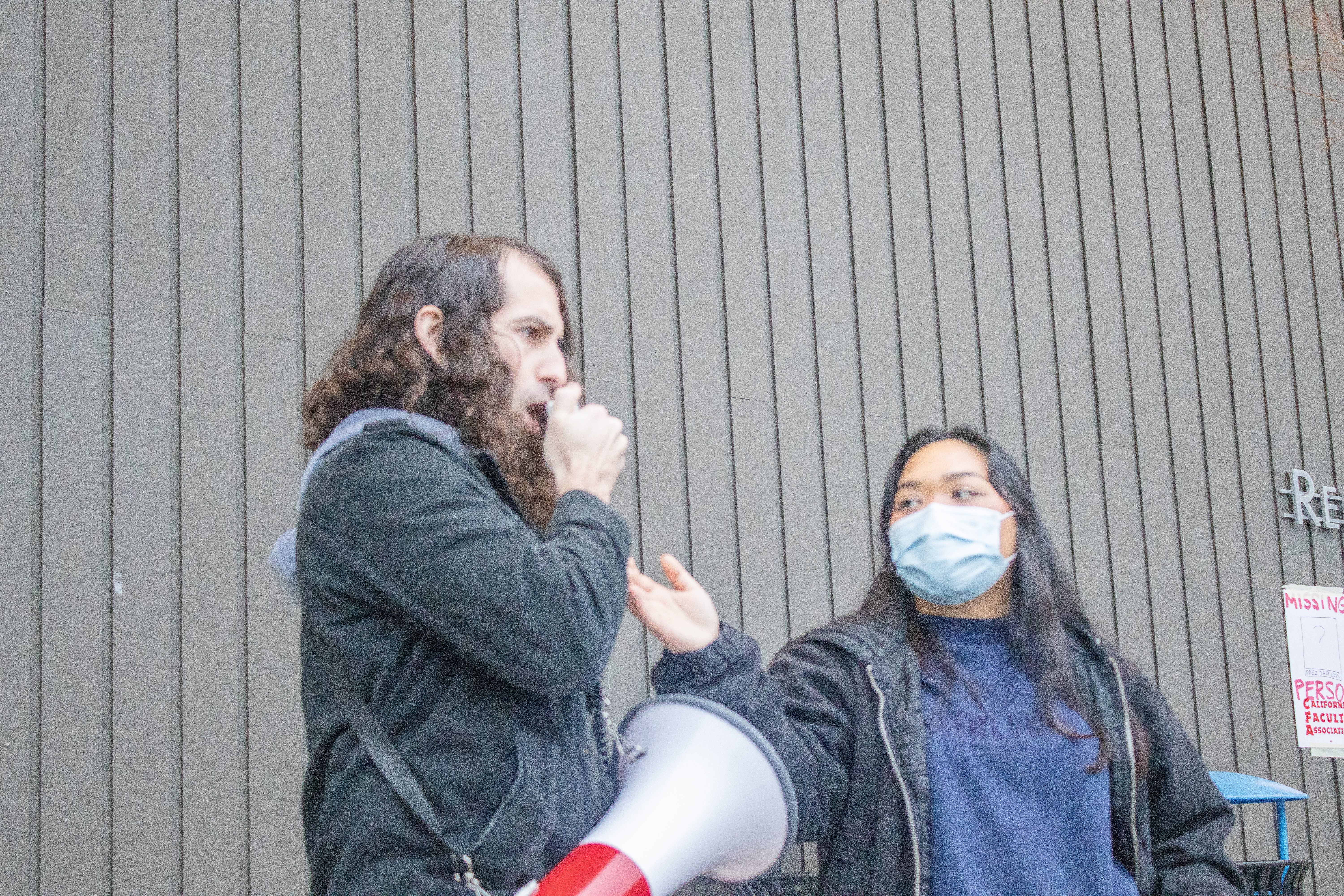 Students protest at donor event hosted by Cal Poly Humboldt president Tom Jackson