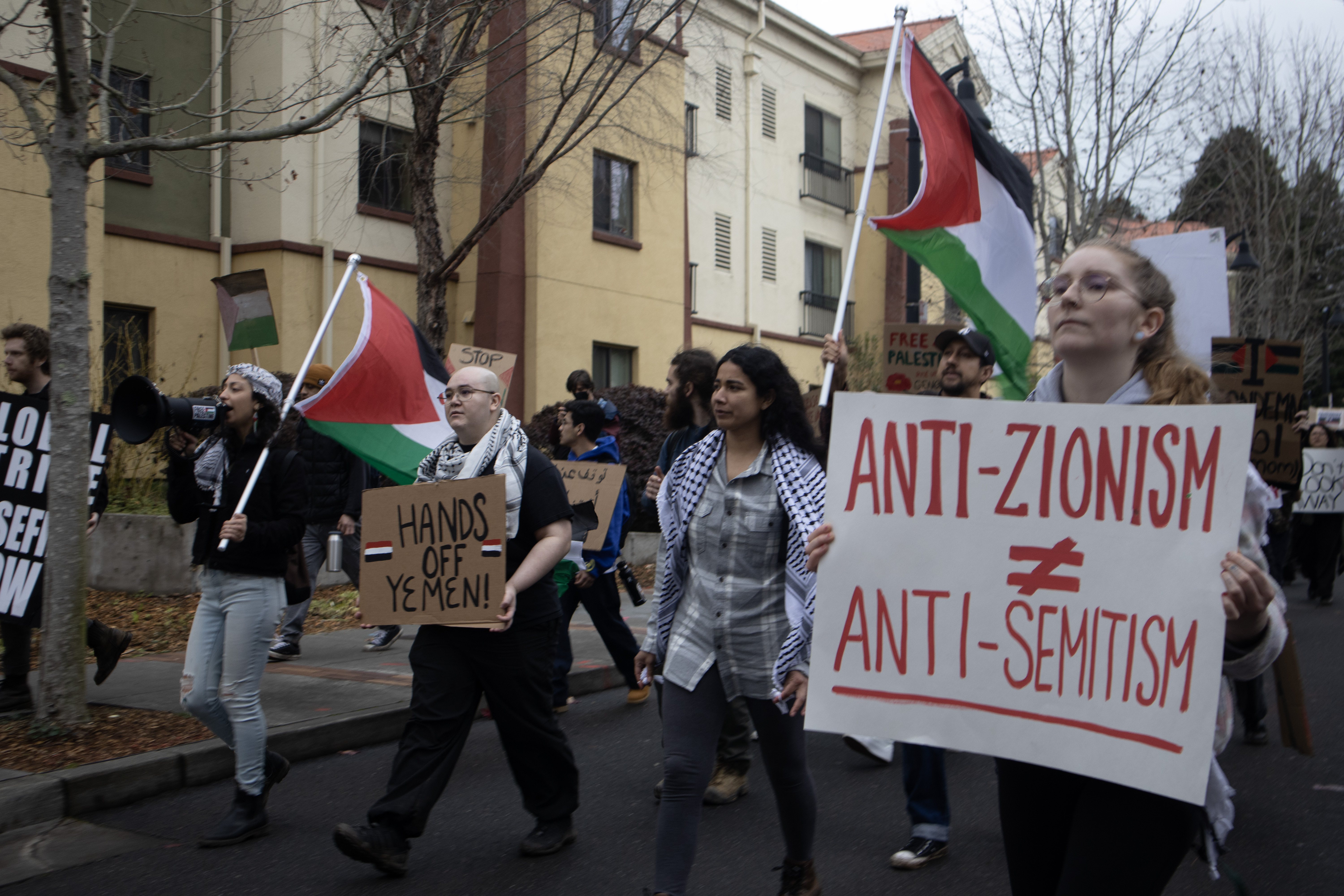 Students March on the Quad for Palestine