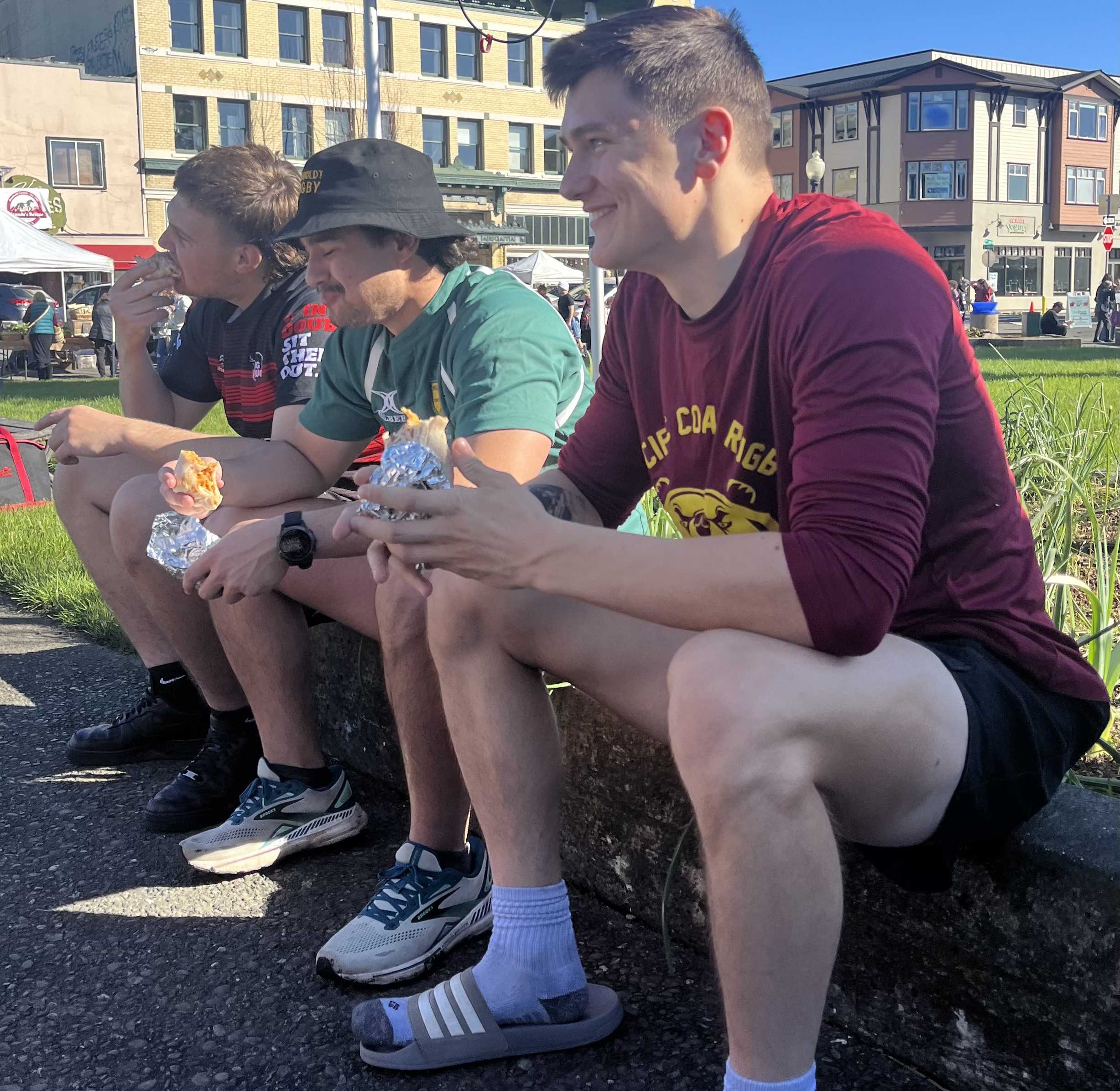 Breakfast burritos in the backwoods of Humboldt