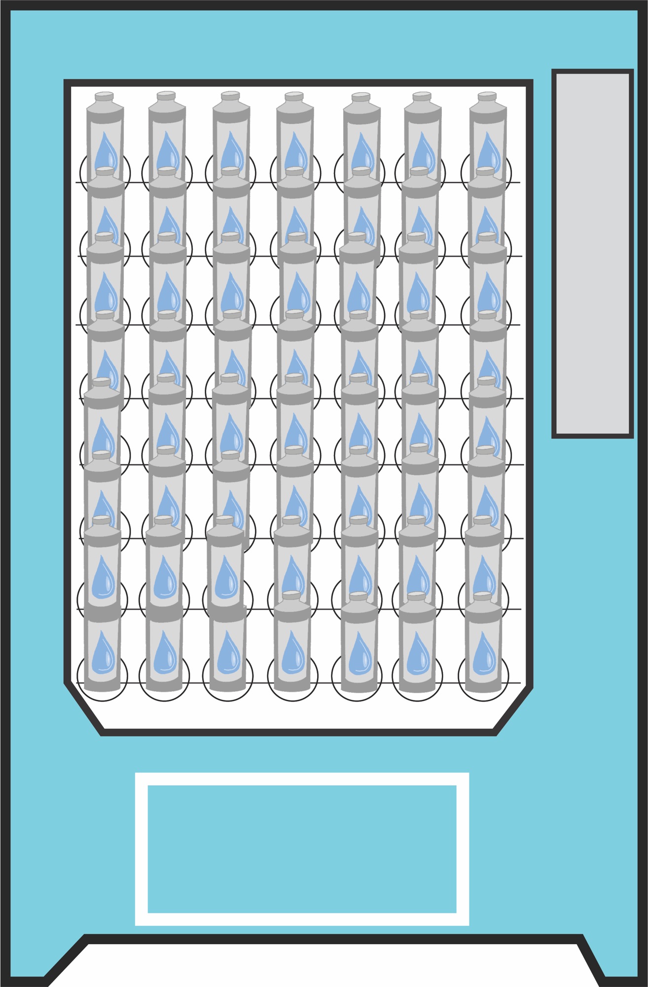 Please put water in our vending machines, some of us are thirsty&nbsp;