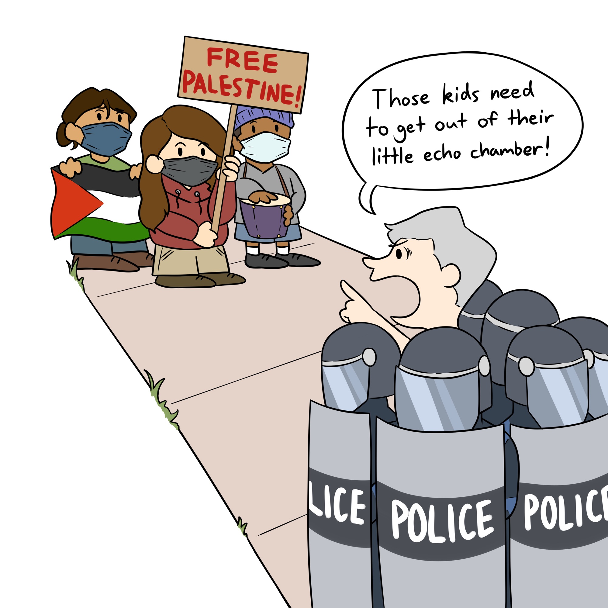 Confusion and confrontation: unraveling Cal Poly Humboldt’s response to the pro-Palestine protest