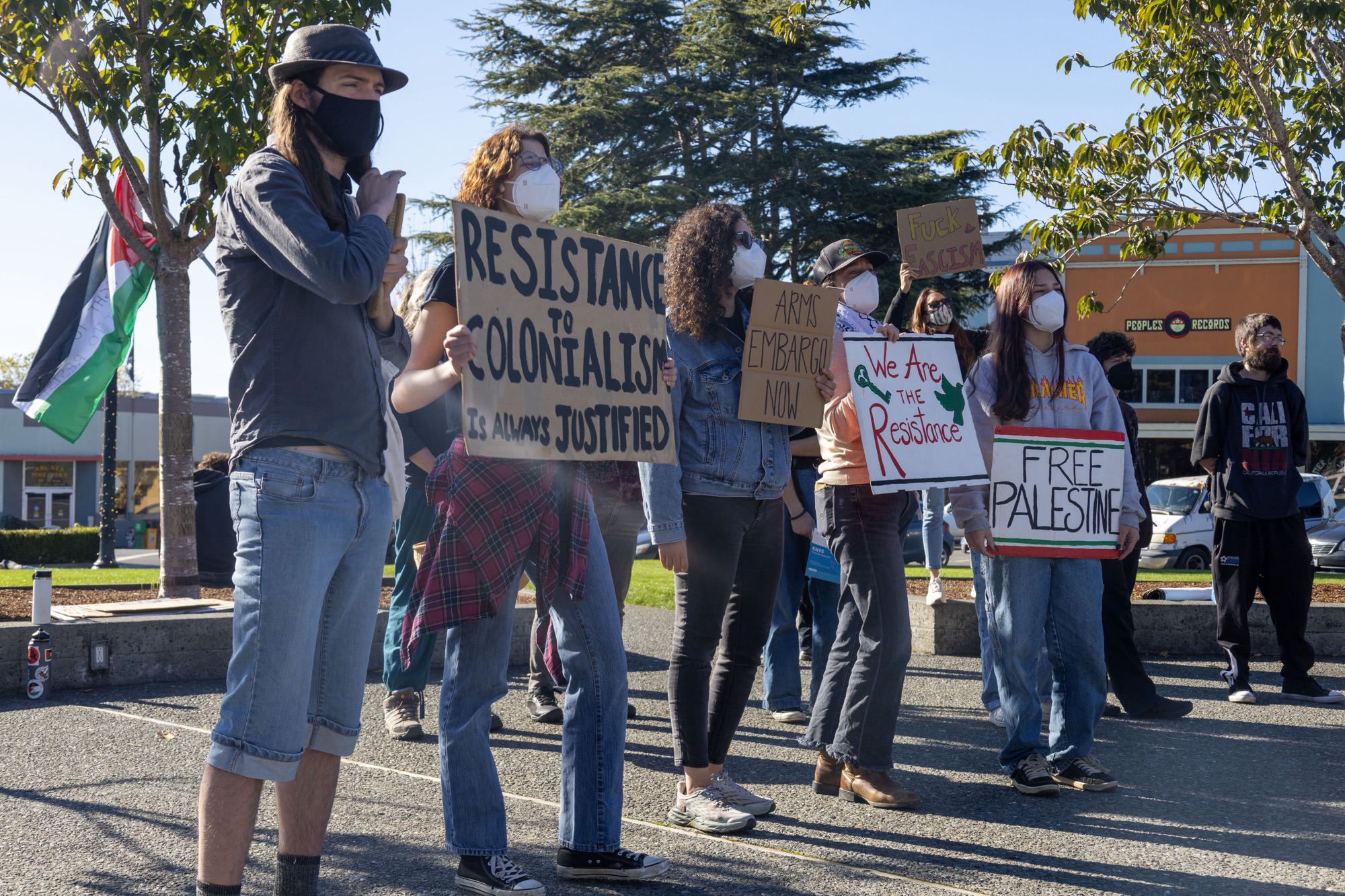 Facing Trump’s America: Students and community members voice their fears and hopes at anti-Trump rally for Palestine