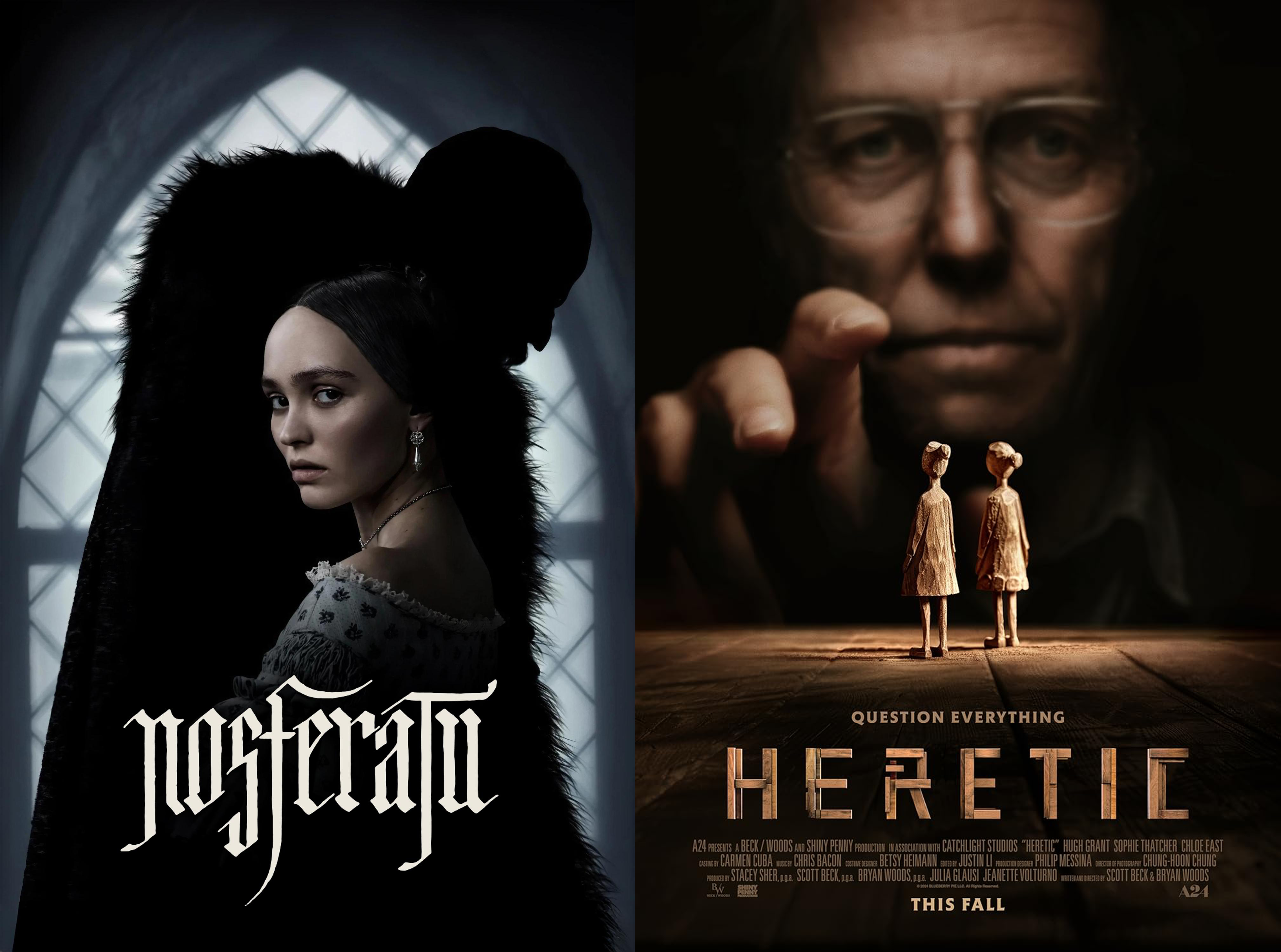 A tale of two films, horrors and thrills: Heretic and Nosferatu bid a chilling farewell to 2024
