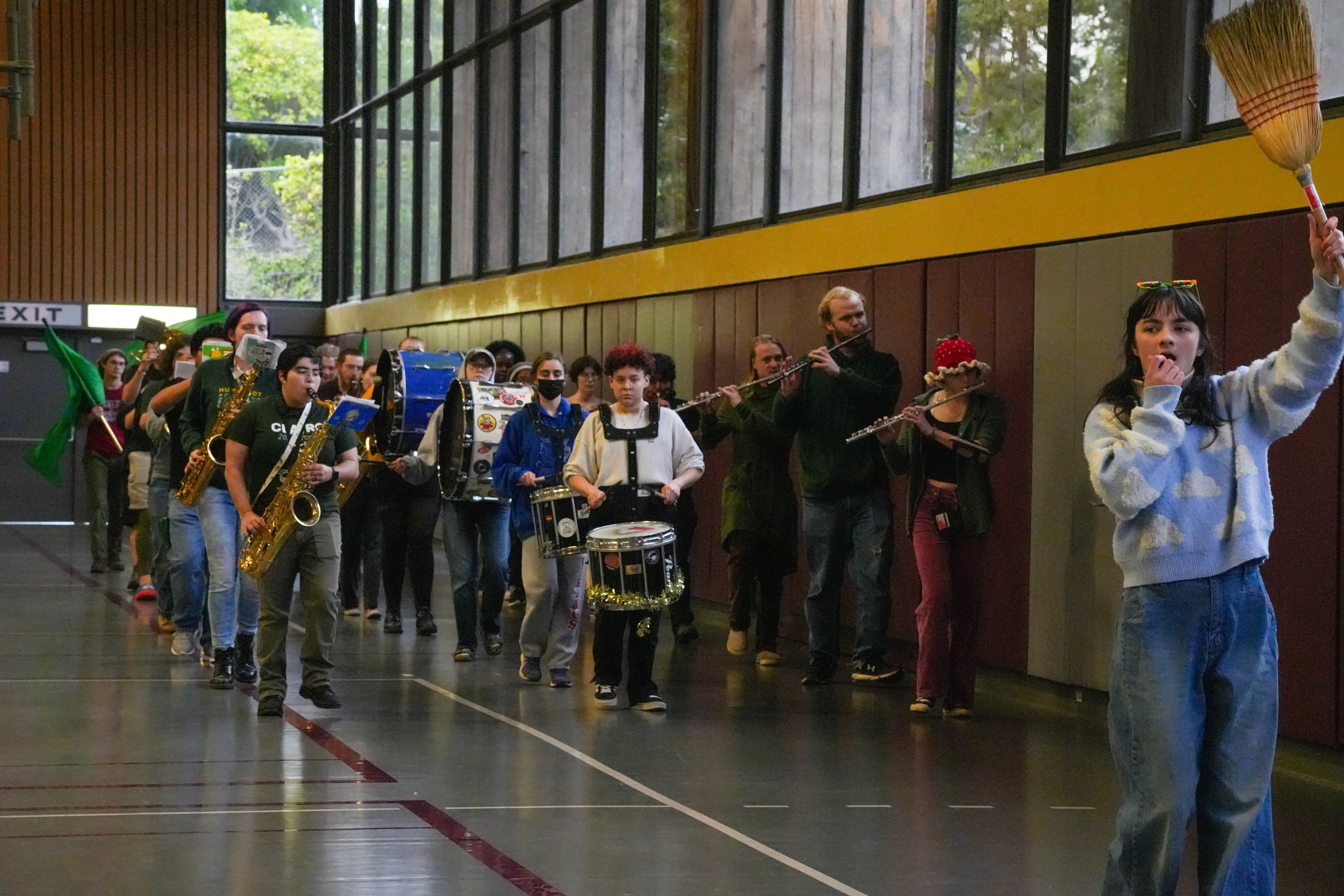 Nobody has fun like the Marching Lumberjacks