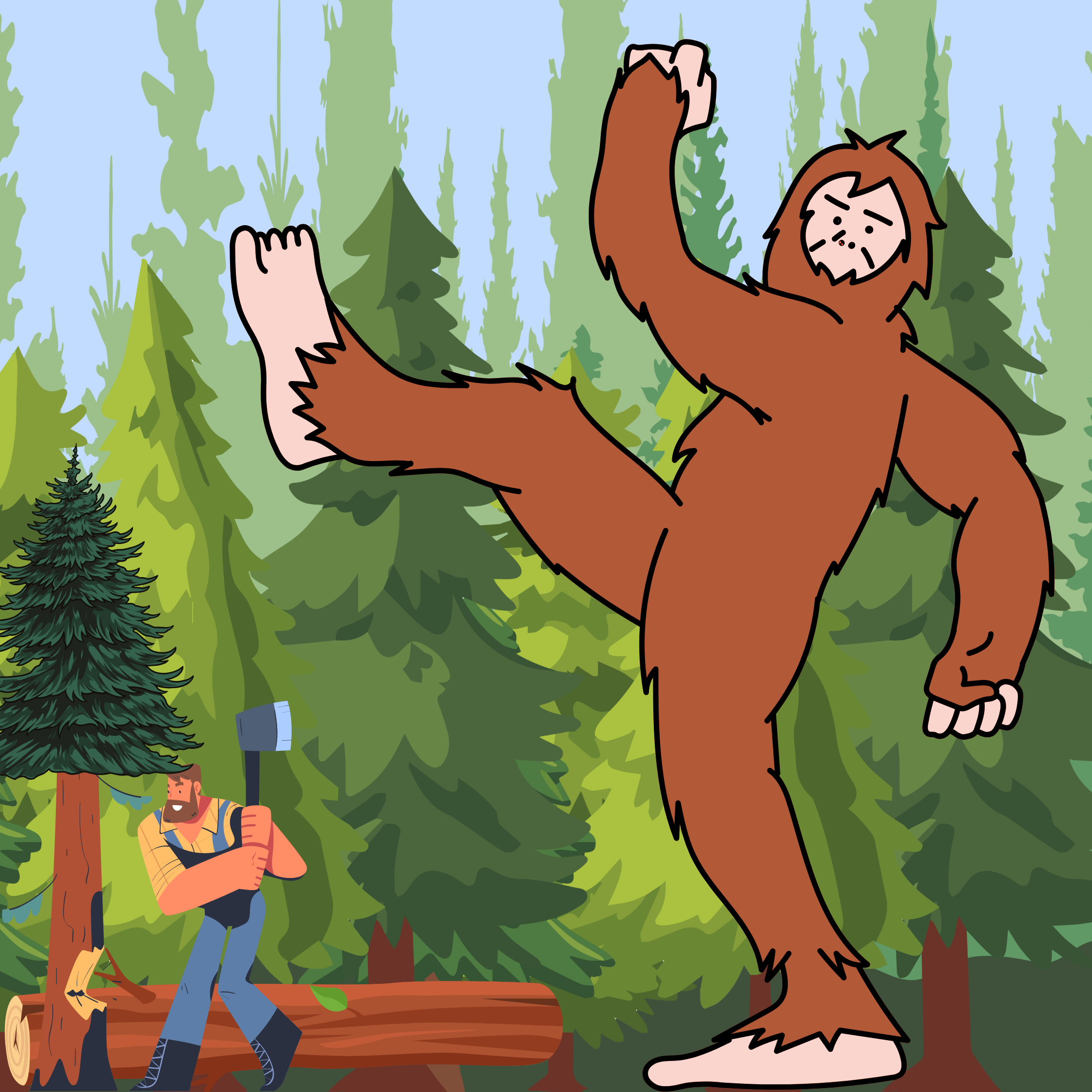 Jack off, Squatch on. Change our mascot