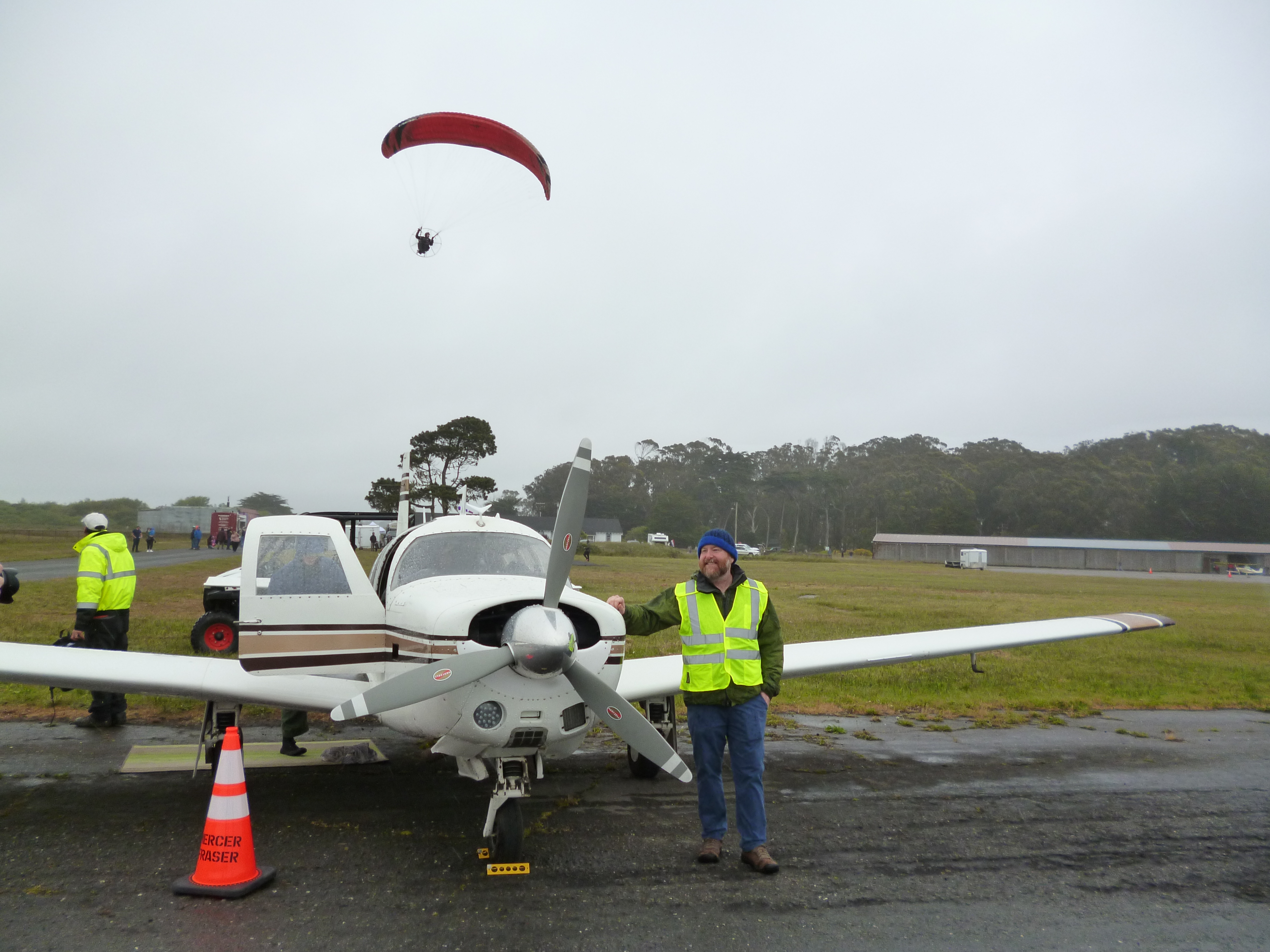The aviation club takes off at airport day