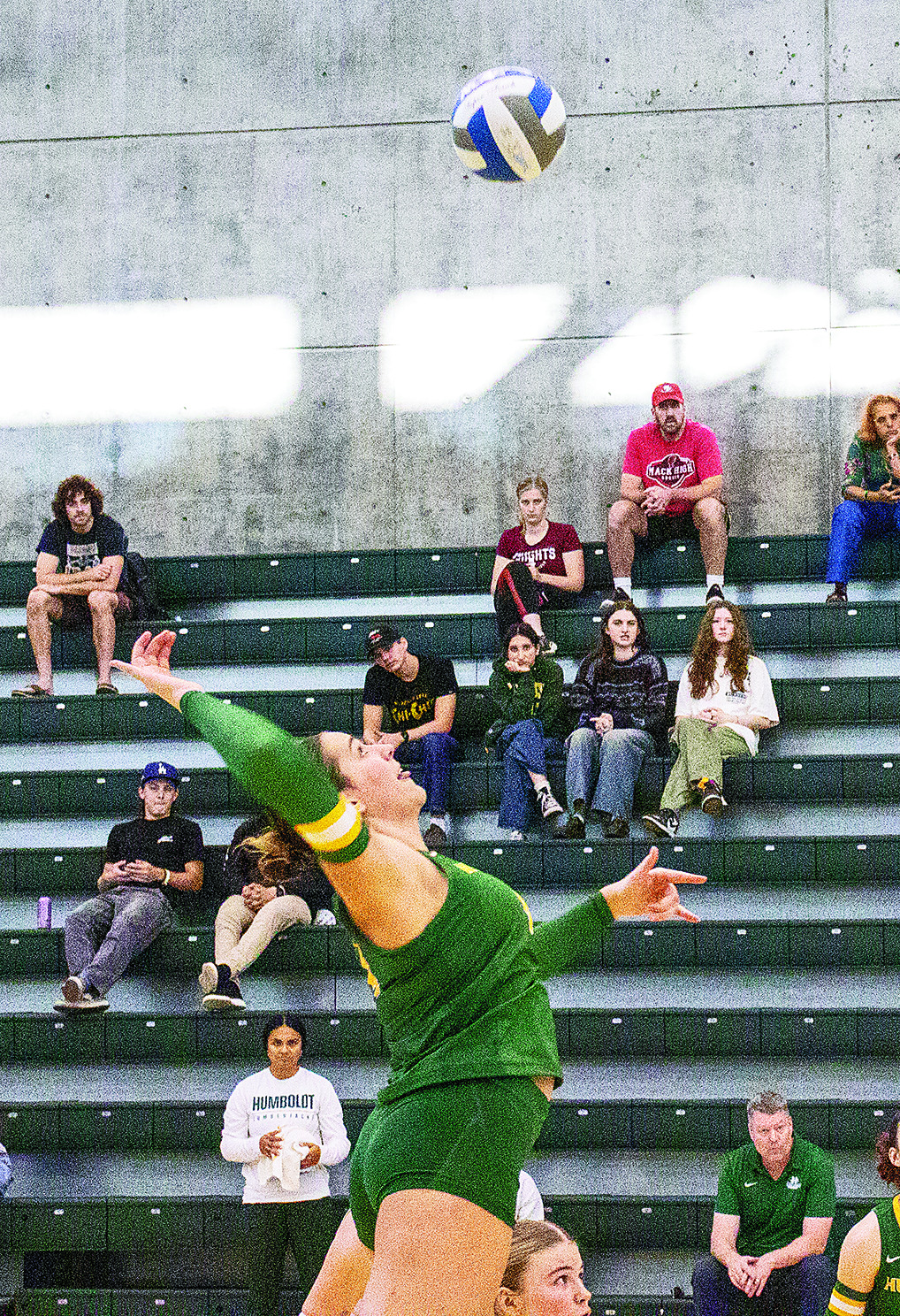 Humboldt Volleyball rallies past East Bay on Senior Night