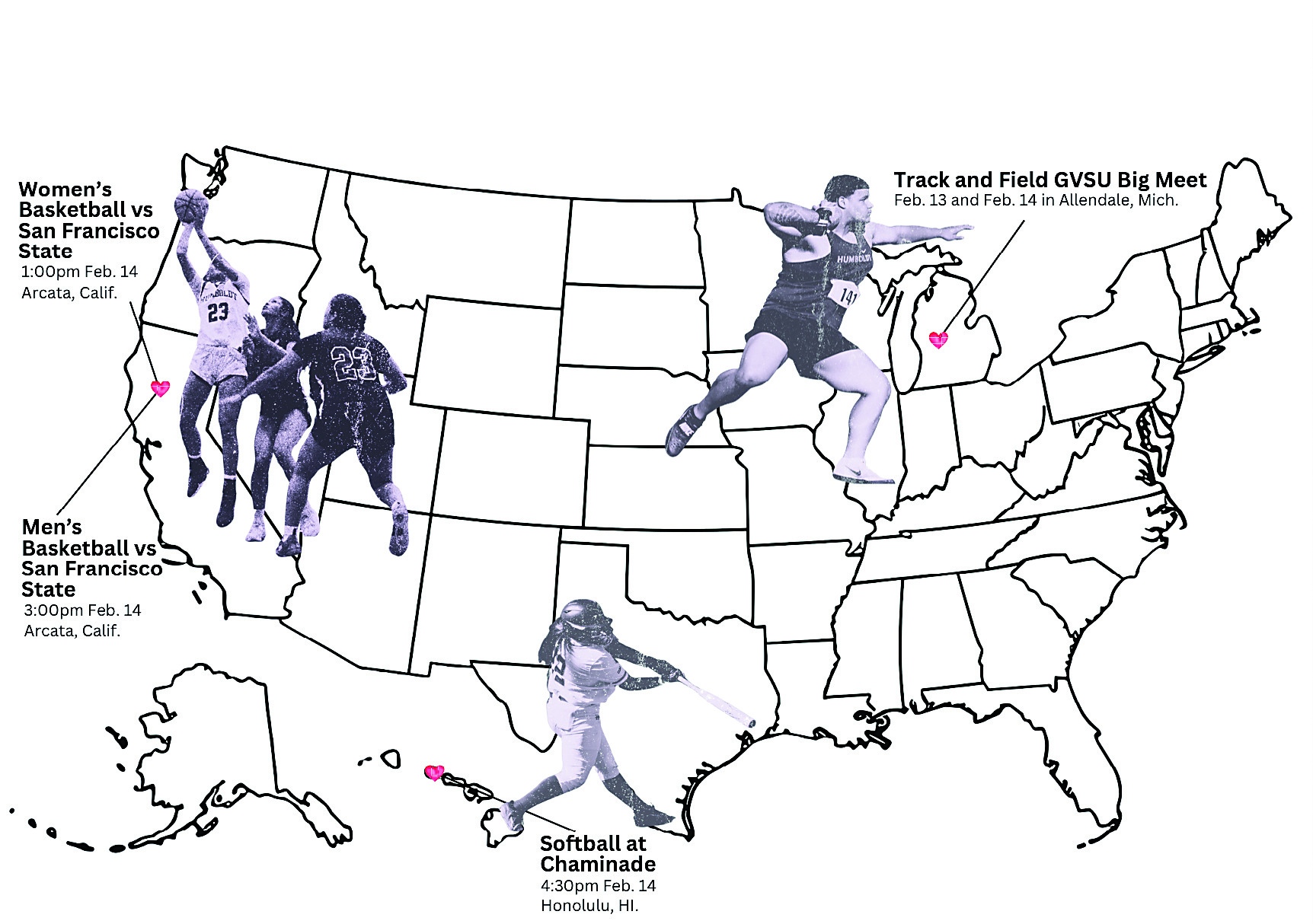 Spending Valentine’s Day in the green and gold