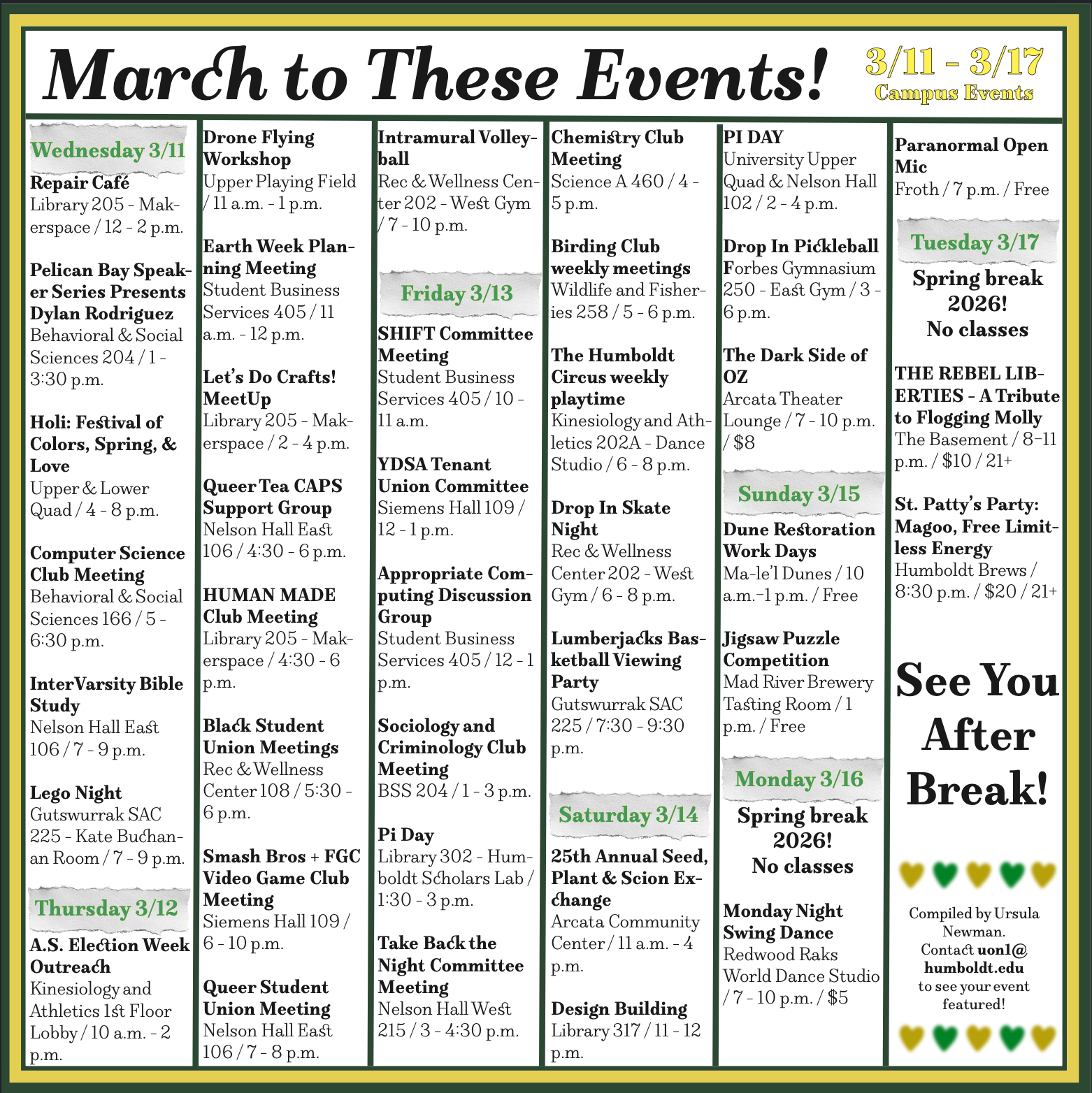 March to These Events