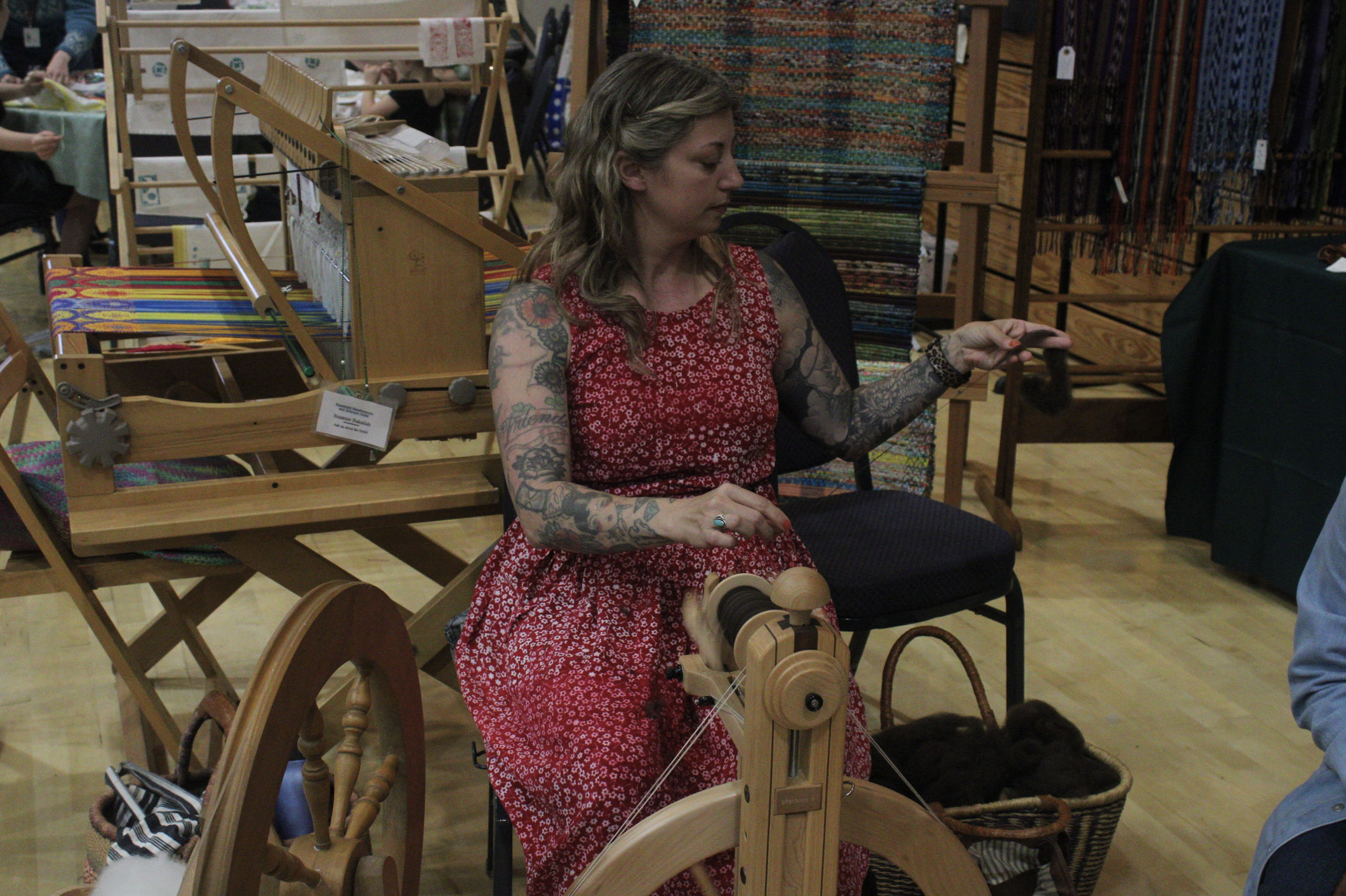 Fiber arts fair interweaves community  