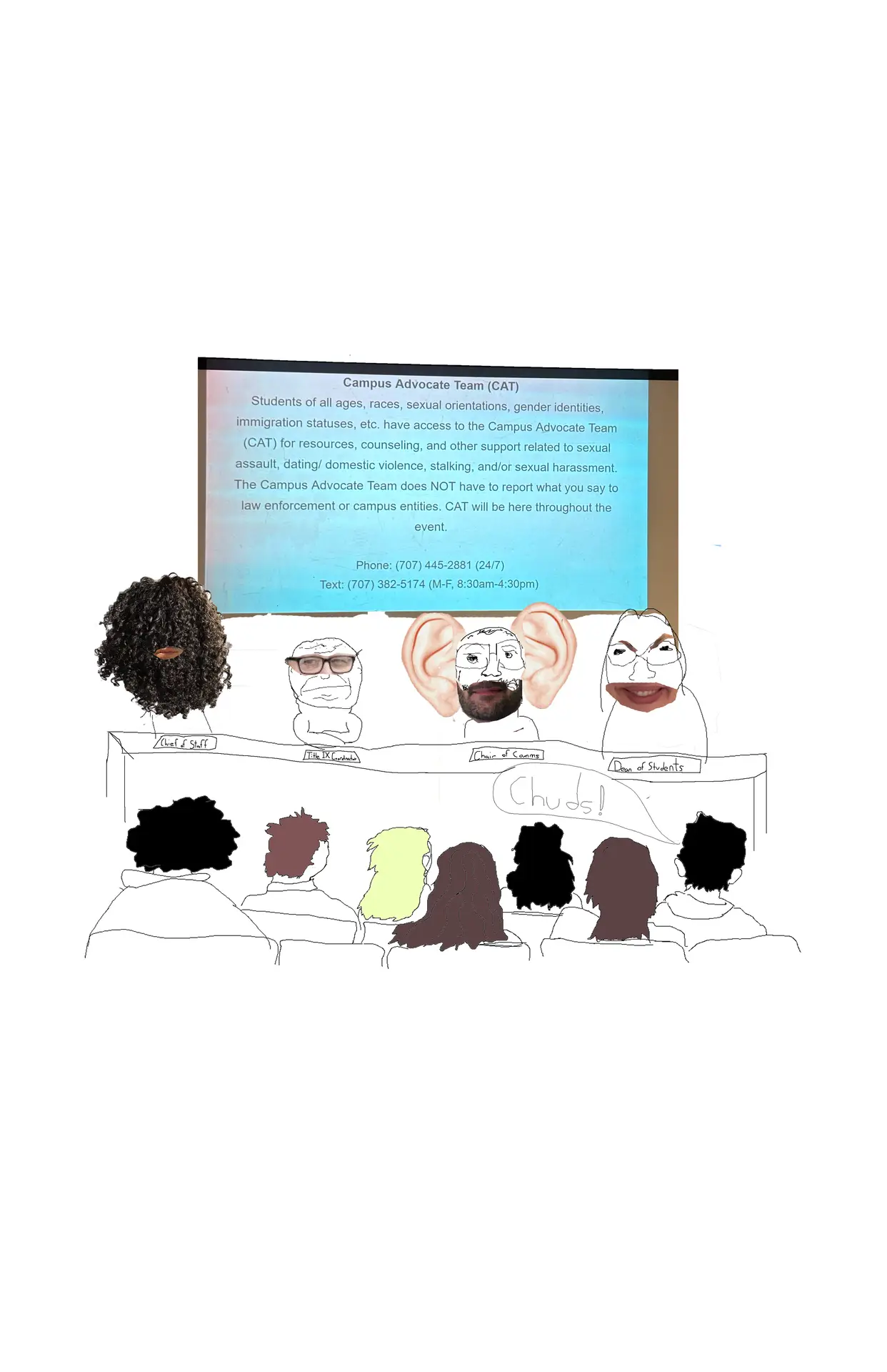 Tensions rise at title IX Town Hall