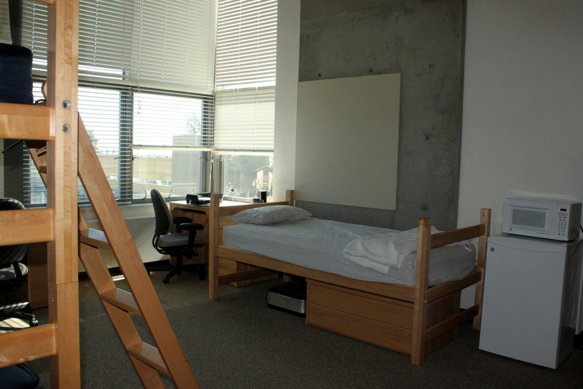 Dorm room in Slottman Building at University of California, Berkeley. | Photo courtesy Prayitno Hadinata