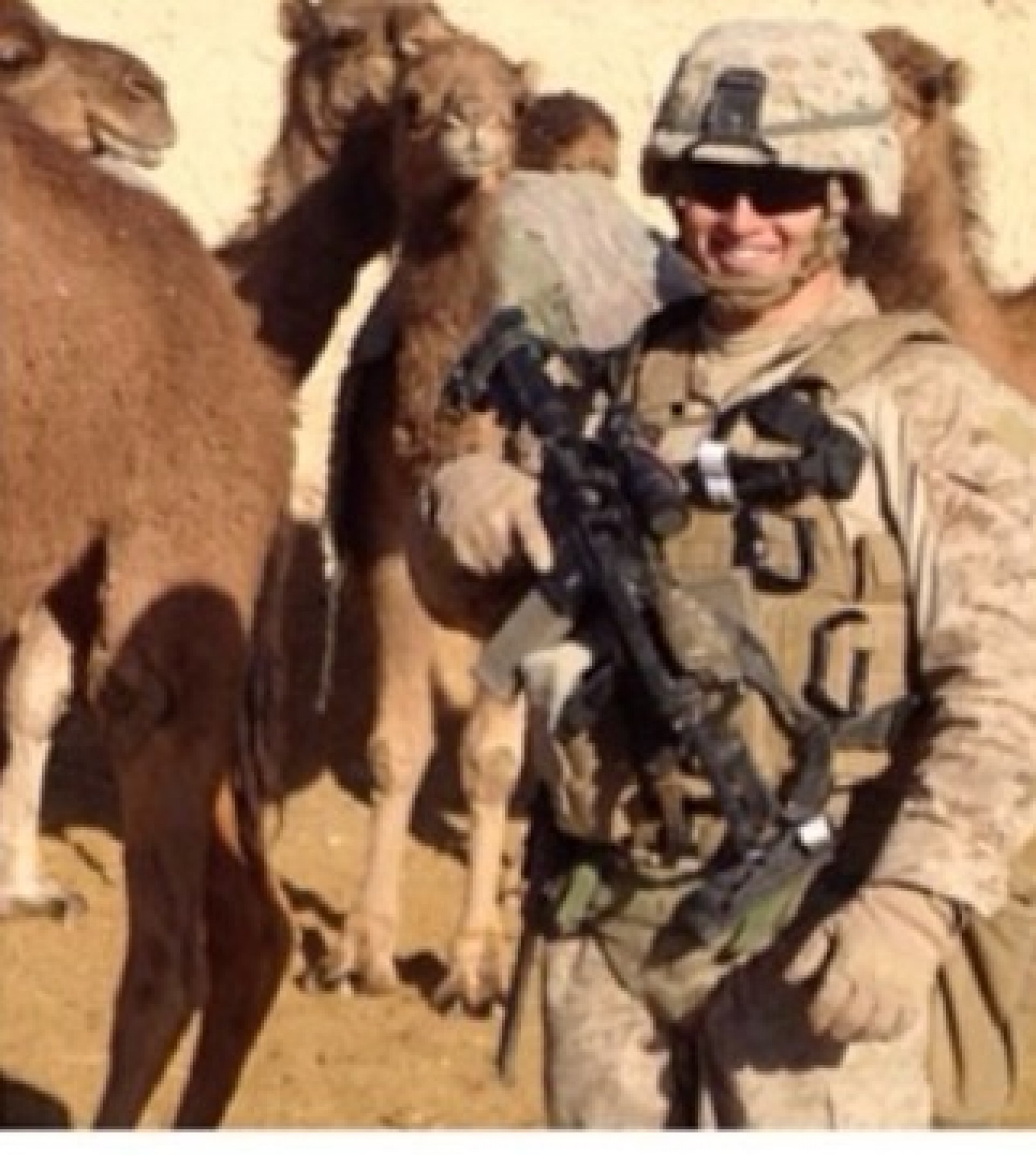 Lucas Miller serving in the marines overseas | Lucas Miller